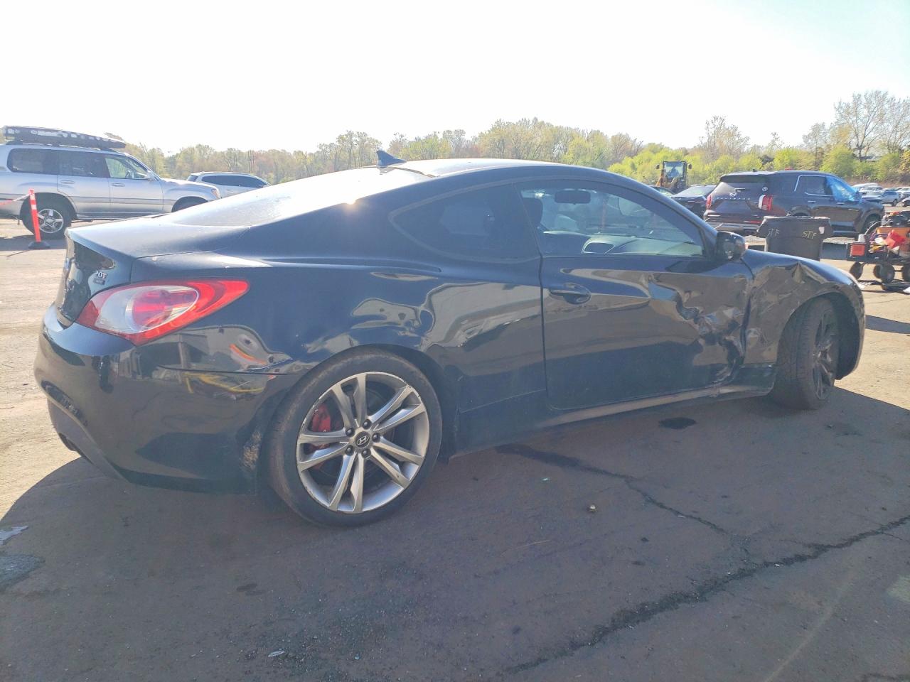 2011 Hyundai Genesis Coupe 2.0t Black vin: KMHHT6KD9BU053123
