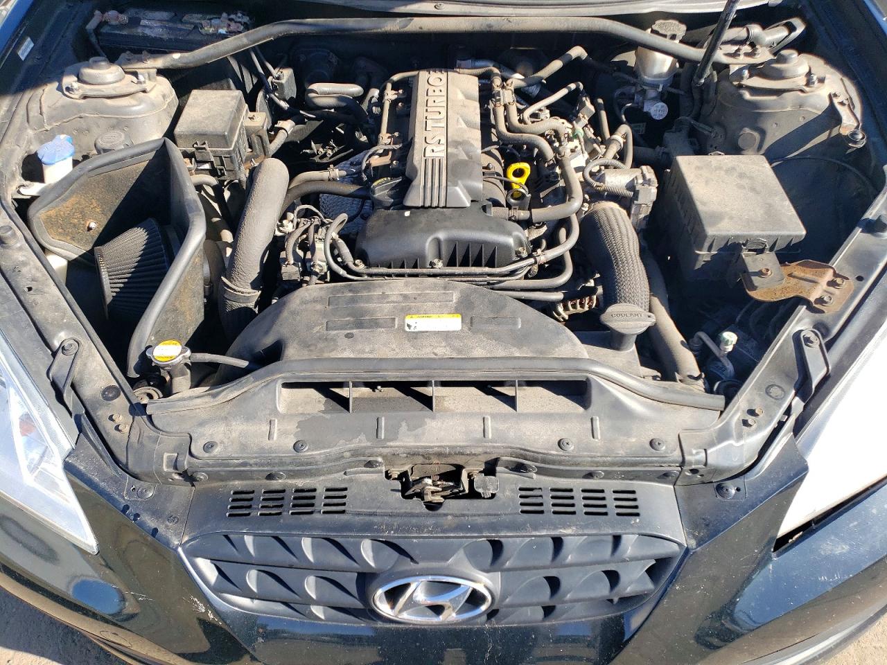 2011 Hyundai Genesis Coupe 2.0t Black vin: KMHHT6KD9BU053123