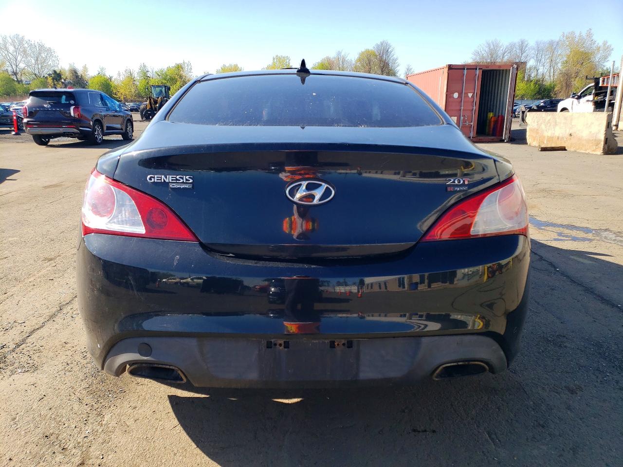 2011 Hyundai Genesis Coupe 2.0t Black vin: KMHHT6KD9BU053123