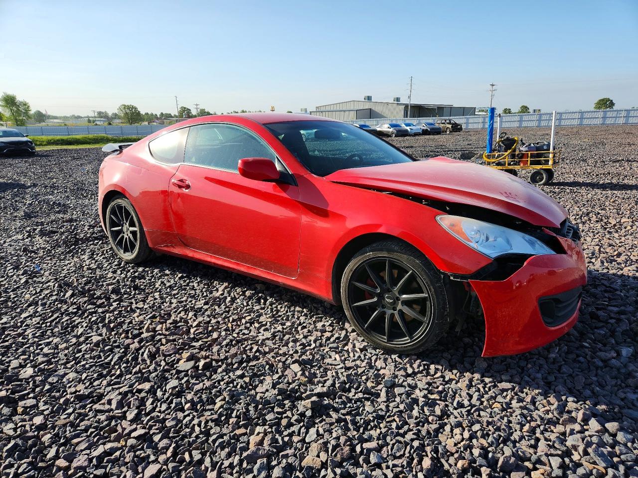 2011 Hyundai Genesis Coupe 2.0t Red vin: KMHHT6KD9BU059911
