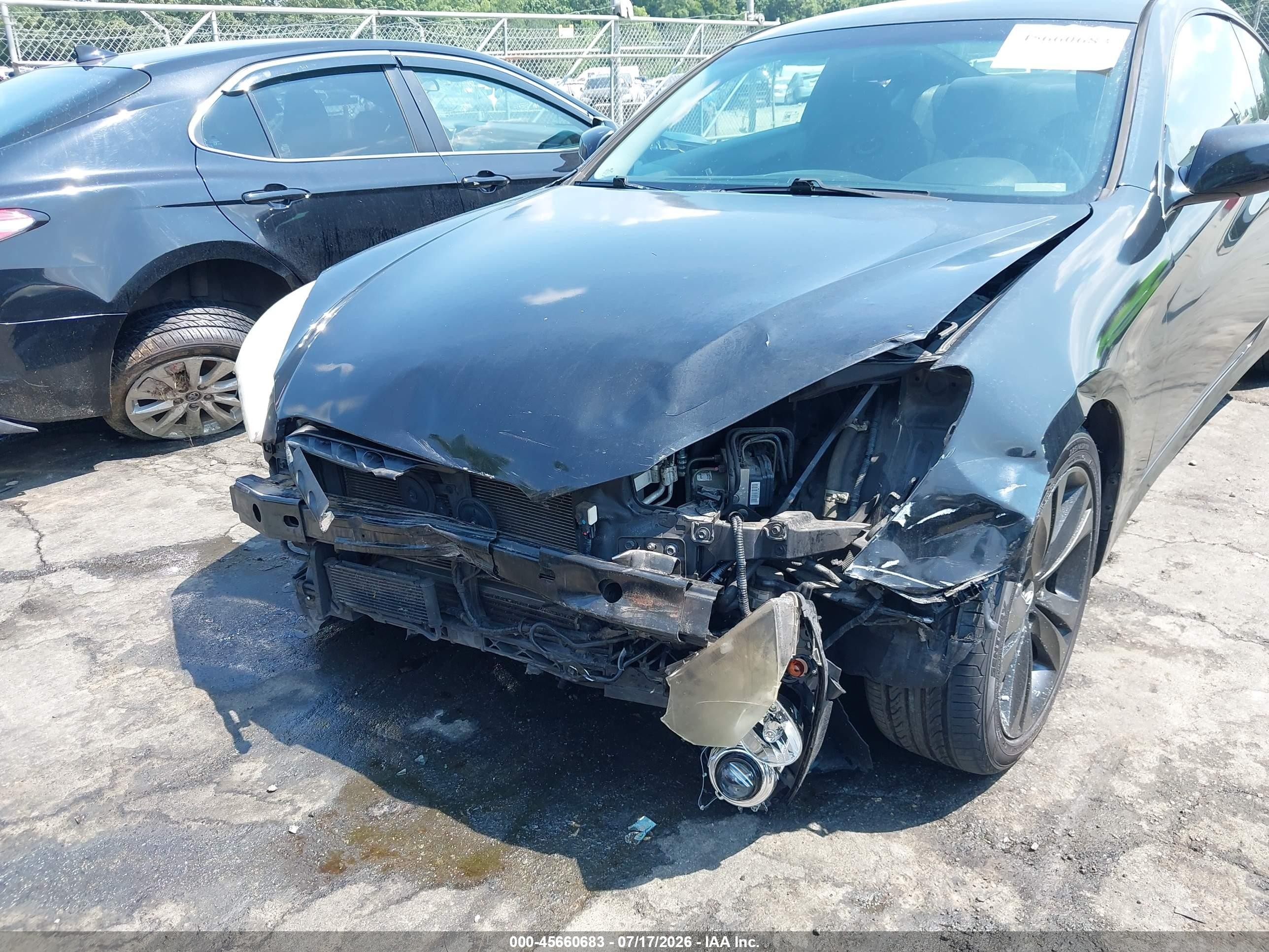 2012 Hyundai Genesis 2.0t Black vin: KMHHT6KD9CU070702