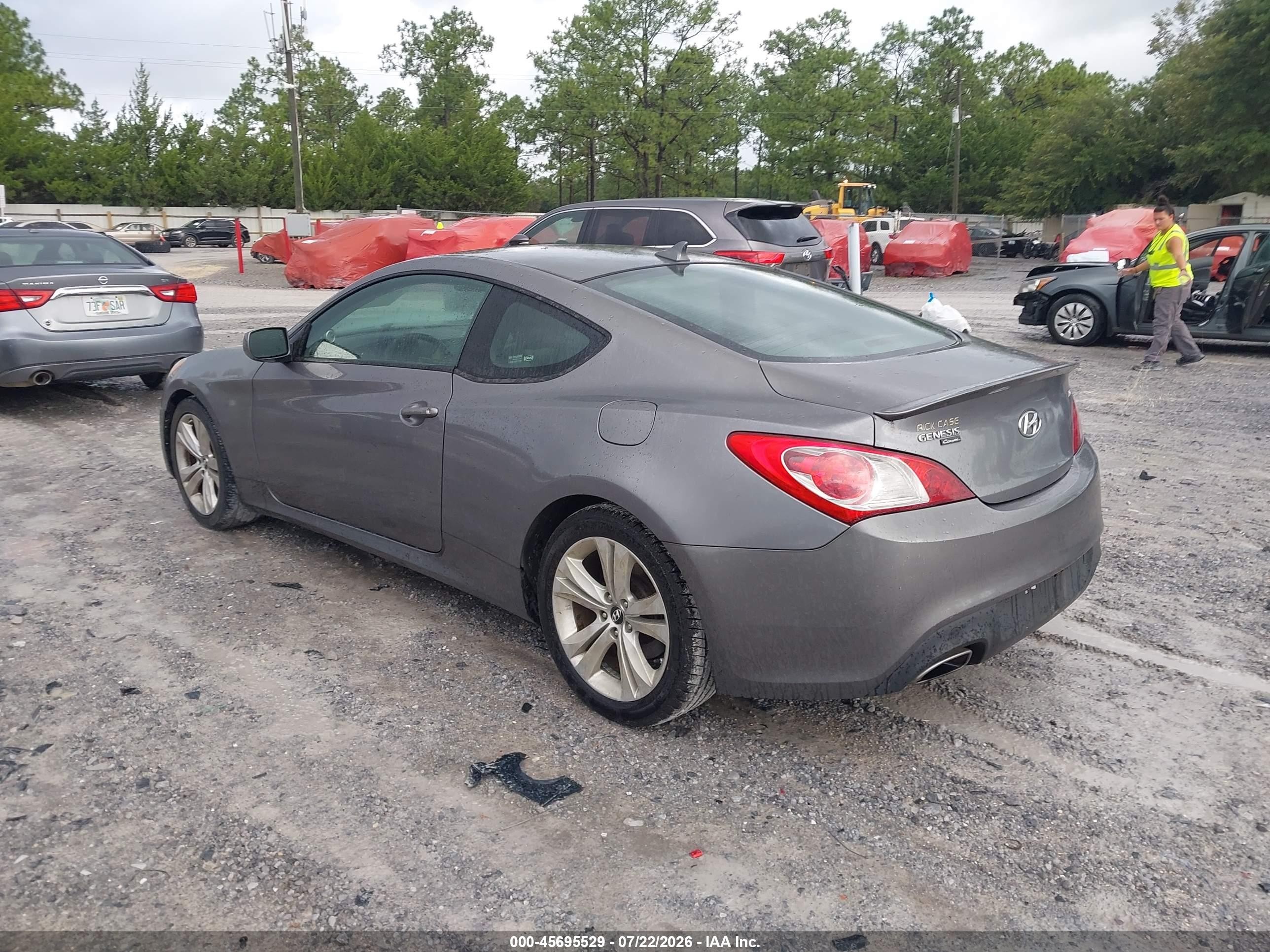 2012 Hyundai Genesis 2.0t Gray vin: KMHHT6KD9CU070926