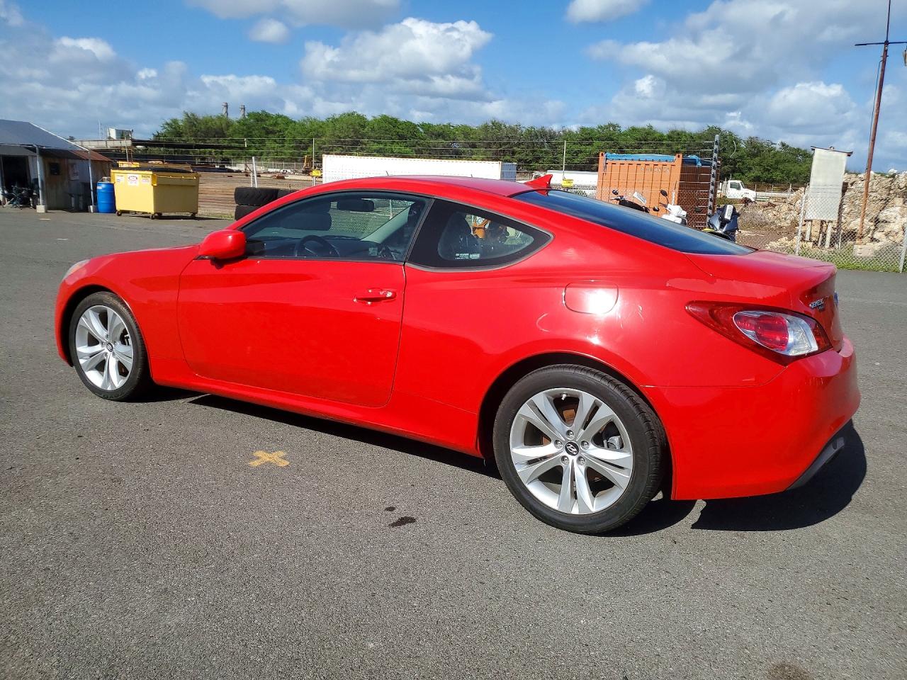 2012 Hyundai Genesis Coupe 2.0t Red vin: KMHHT6KD9CU072725