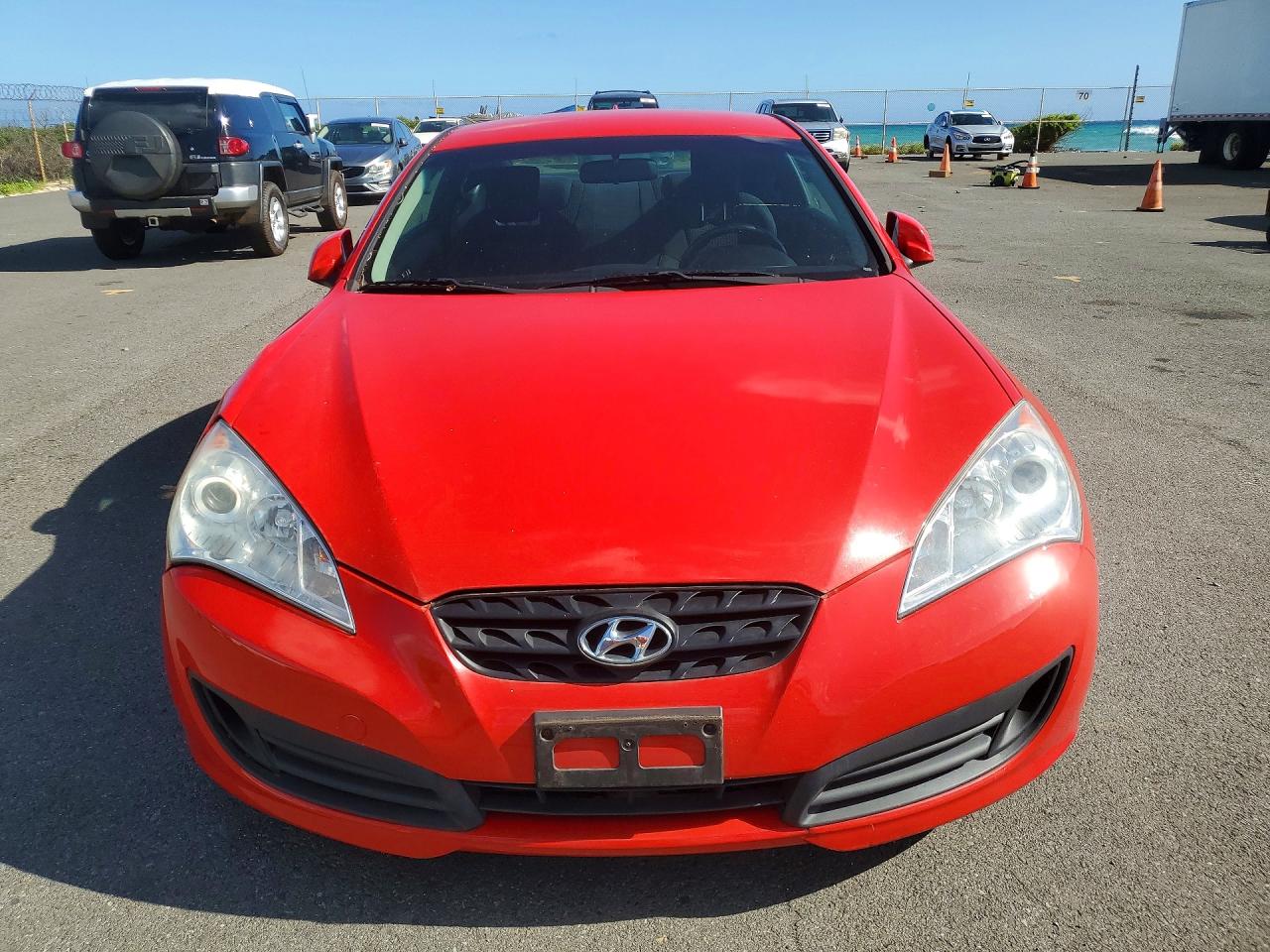 2012 Hyundai Genesis Coupe 2.0t Red vin: KMHHT6KD9CU072725