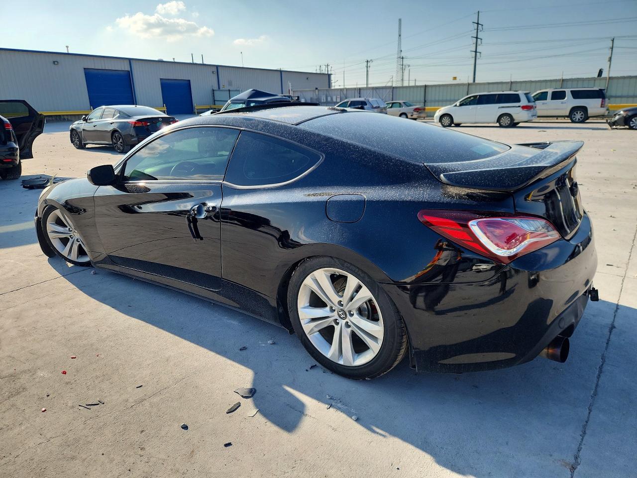 2012 Hyundai Genesis Coupe 2.0t Black vin: KMHHT6KD9CU073535
