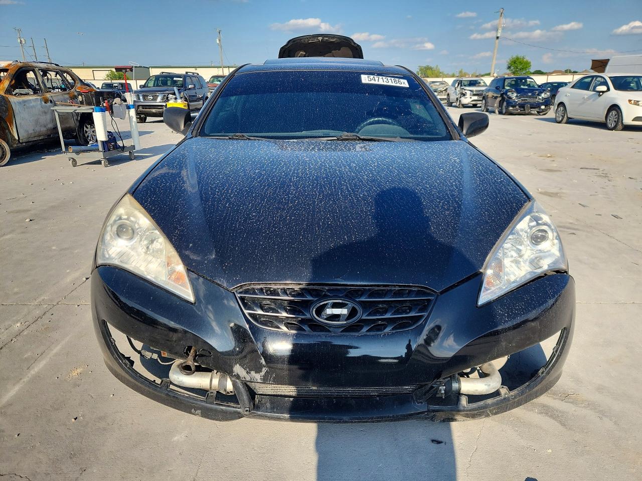 2012 Hyundai Genesis Coupe 2.0t Black vin: KMHHT6KD9CU073535