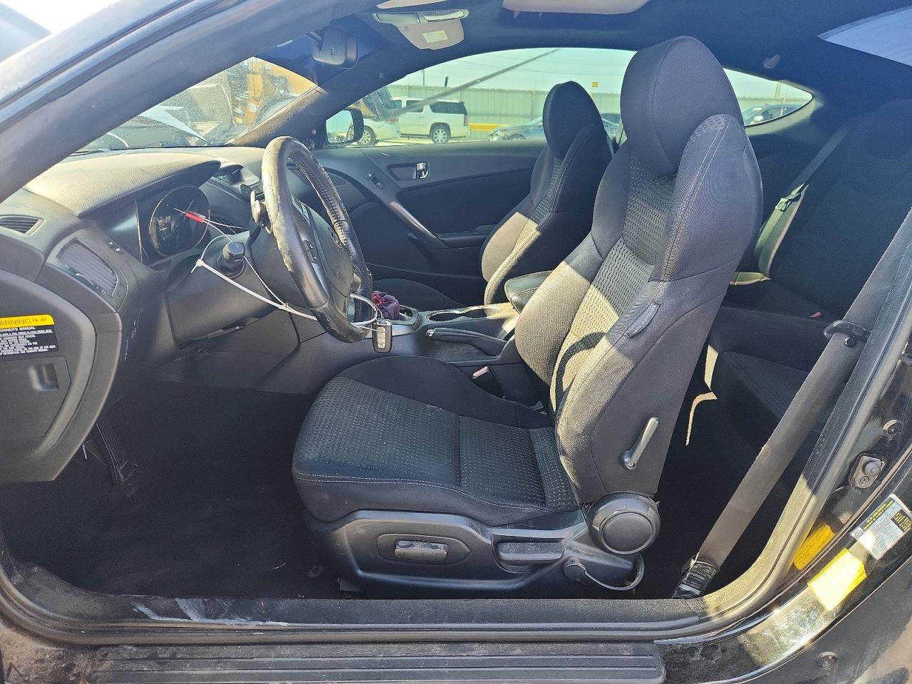 2012 Hyundai Genesis Coupe 2.0t Black vin: KMHHT6KD9CU073535