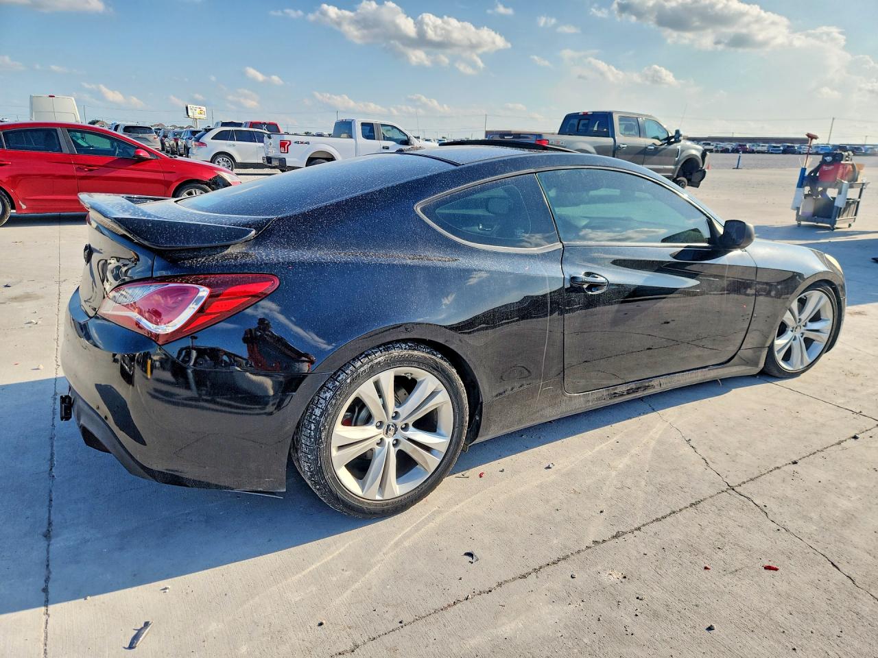 2012 Hyundai Genesis Coupe 2.0t Black vin: KMHHT6KD9CU073535