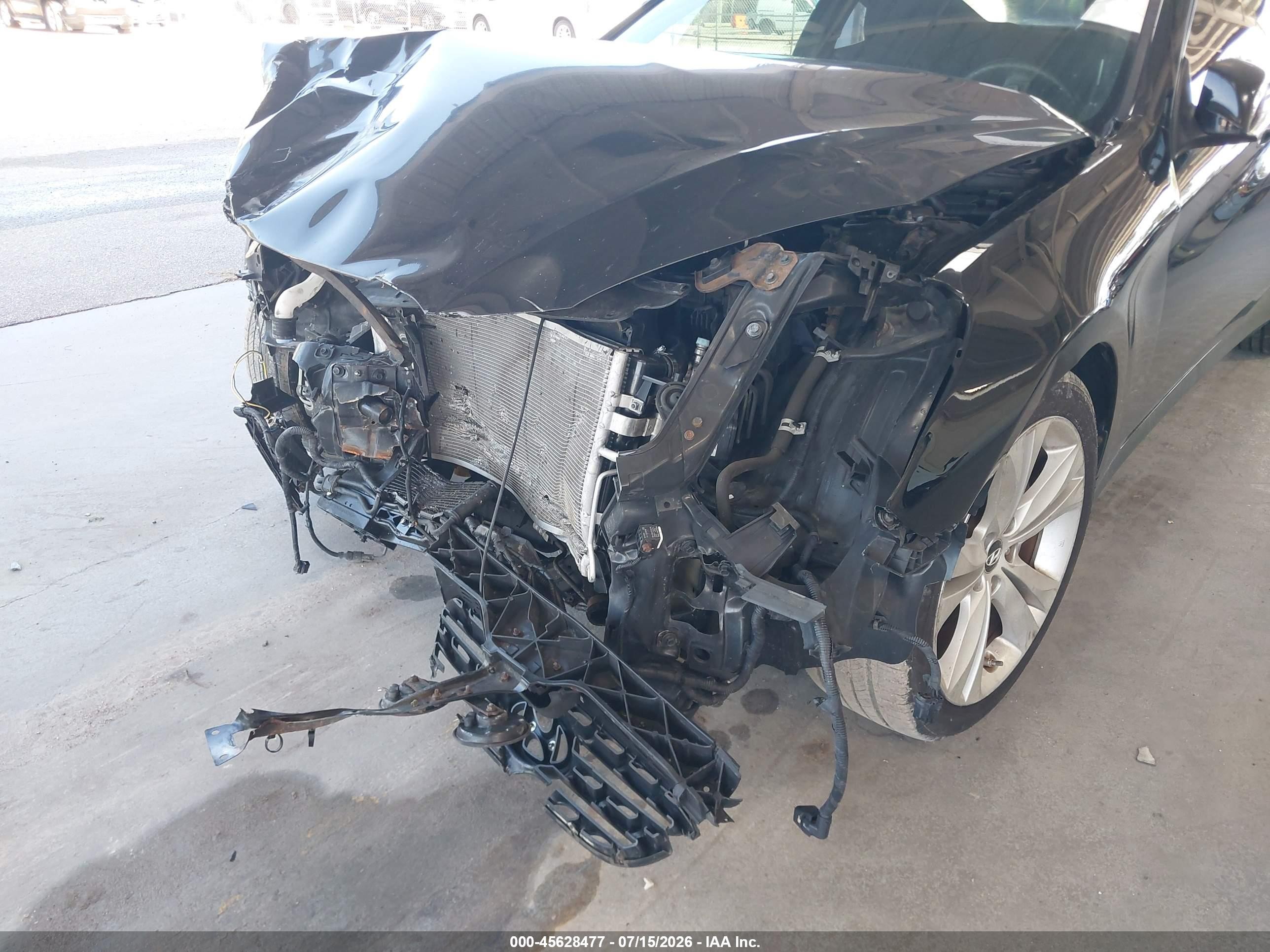 2012 Hyundai Genesis 2.0t Black vin: KMHHT6KD9CU074409