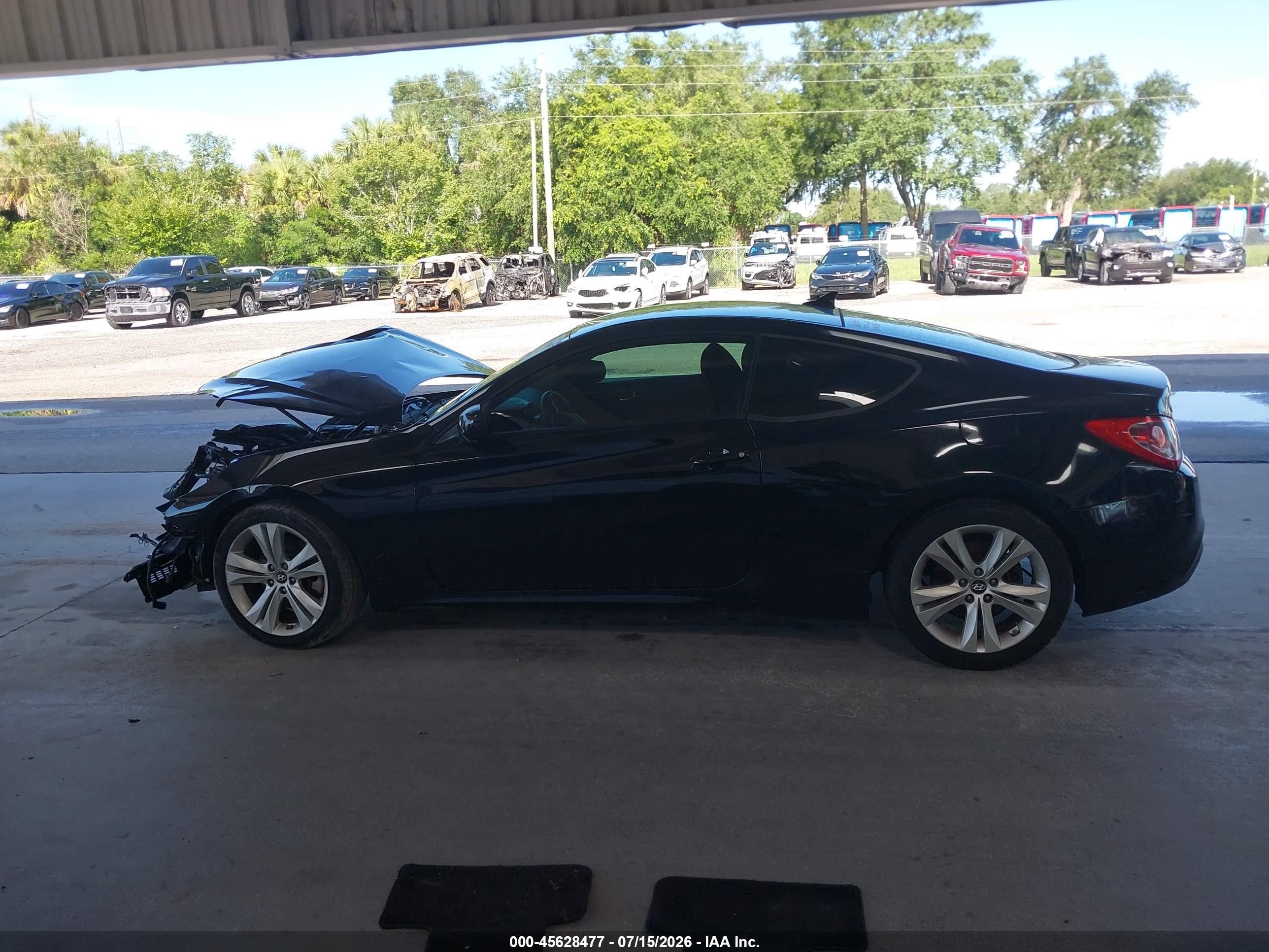 2012 Hyundai Genesis 2.0t Black vin: KMHHT6KD9CU074409