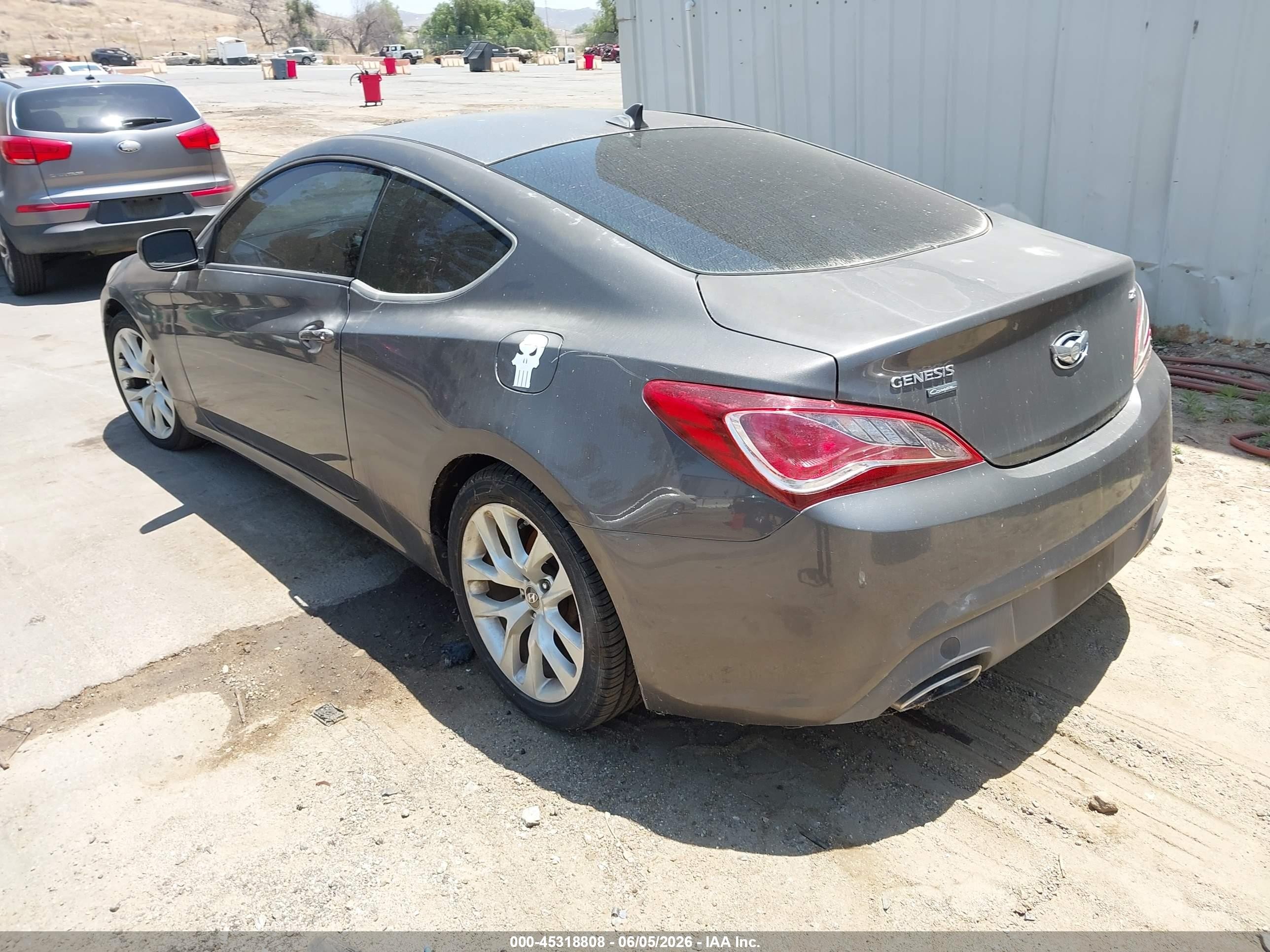 2013 Hyundai Genesis 2.0t Gray vin: KMHHT6KD9DU080972