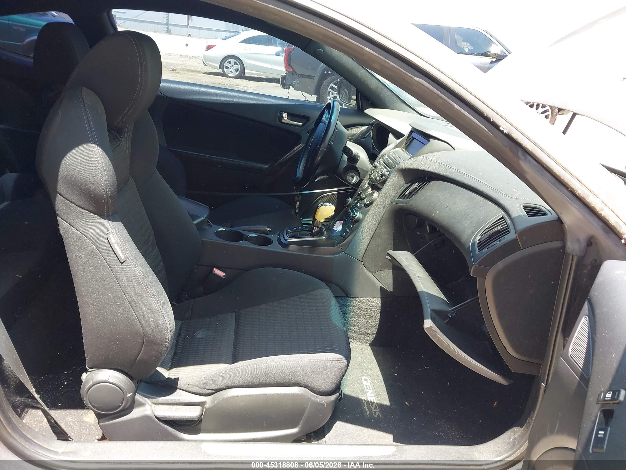 2013 Hyundai Genesis 2.0t Gray vin: KMHHT6KD9DU080972