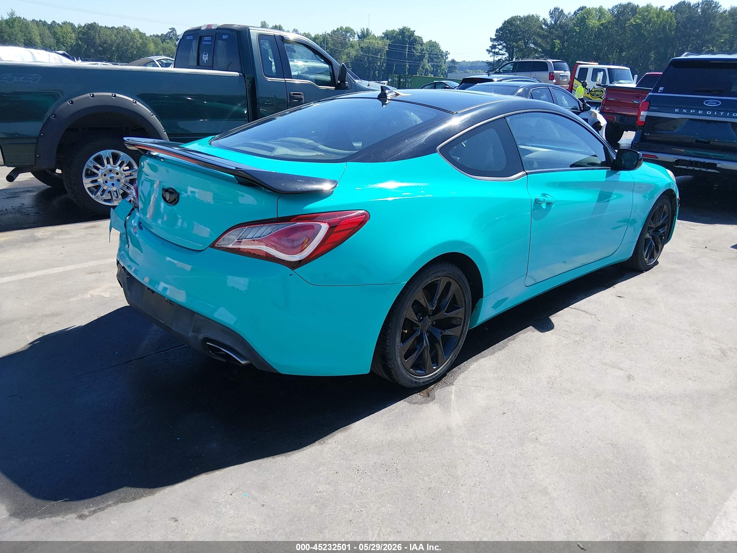 2013 Hyundai Genesis 2.0t Premium Turquoise vin: KMHHT6KD9DU088957