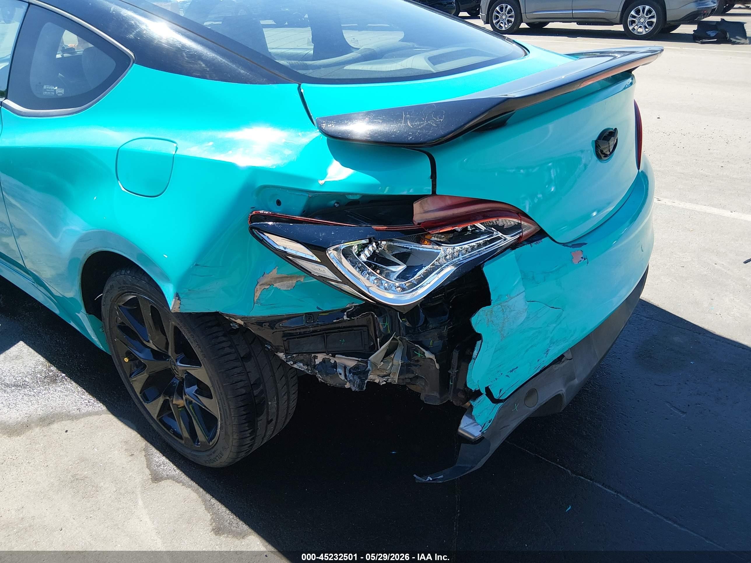 2013 Hyundai Genesis 2.0t Premium Turquoise vin: KMHHT6KD9DU088957