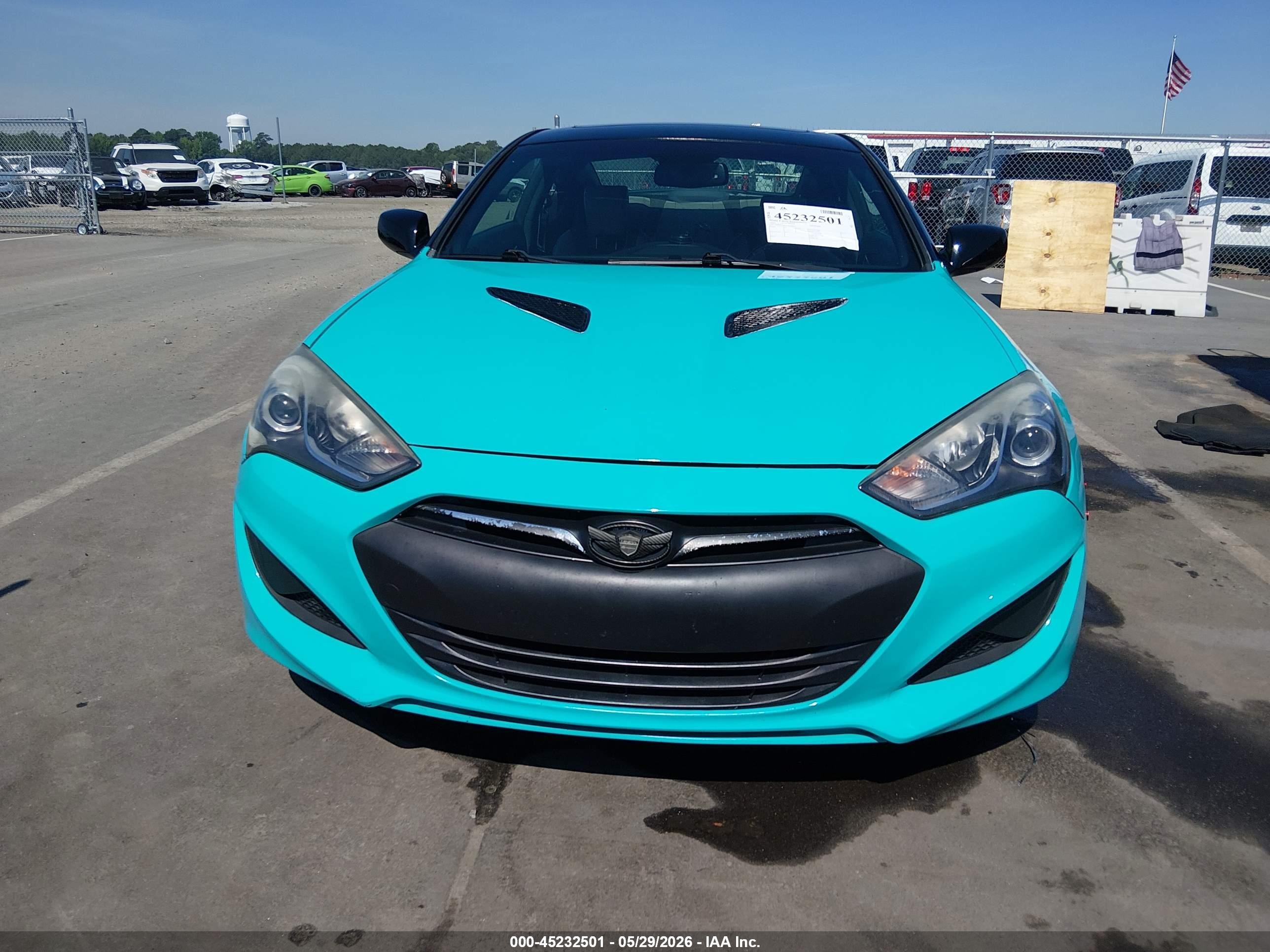 2013 Hyundai Genesis 2.0t Premium Turquoise vin: KMHHT6KD9DU088957