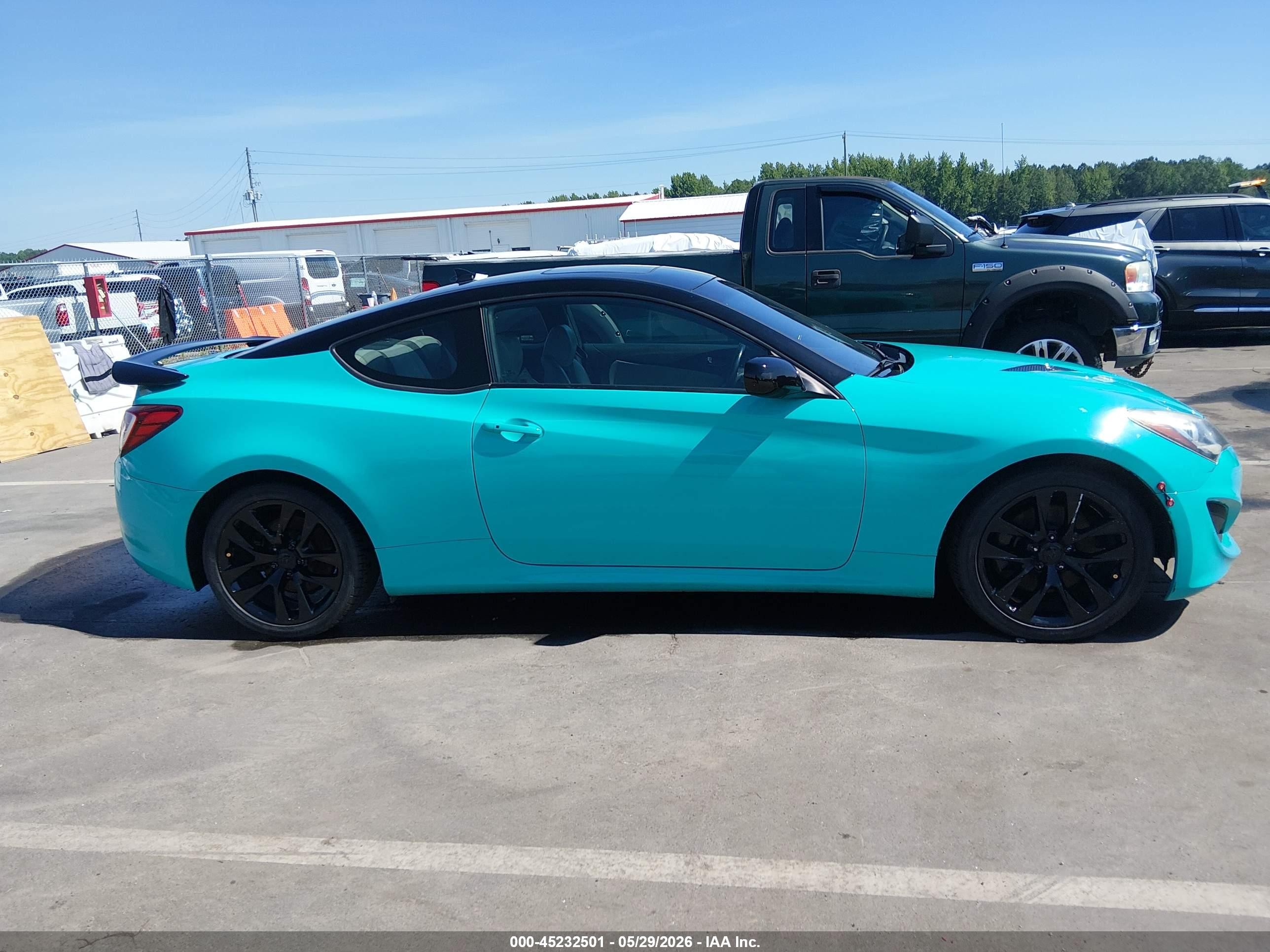 2013 Hyundai Genesis 2.0t Premium Turquoise vin: KMHHT6KD9DU088957