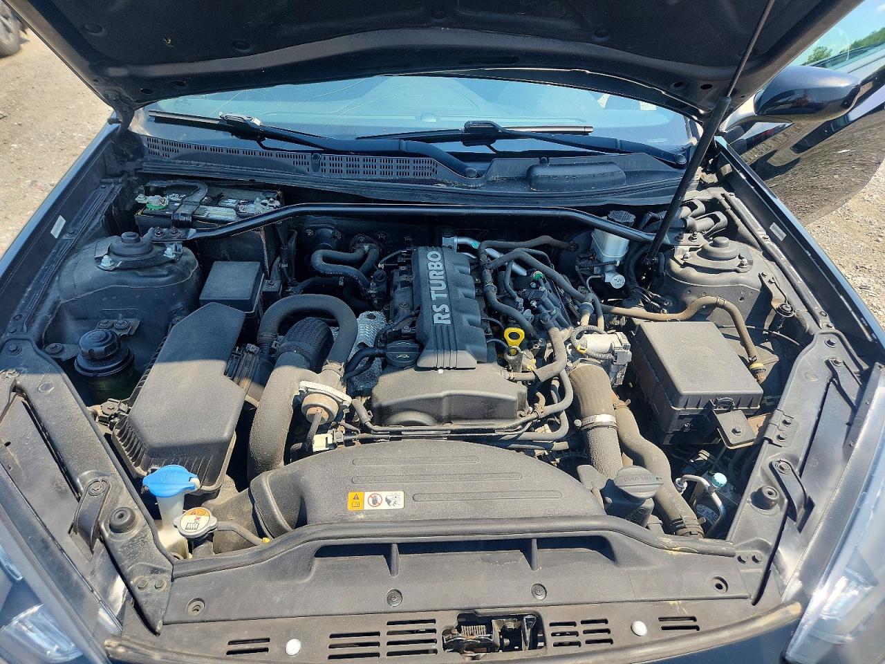 2013 Hyundai Genesis Coupe 2.0t Black vin: KMHHT6KD9DU091616