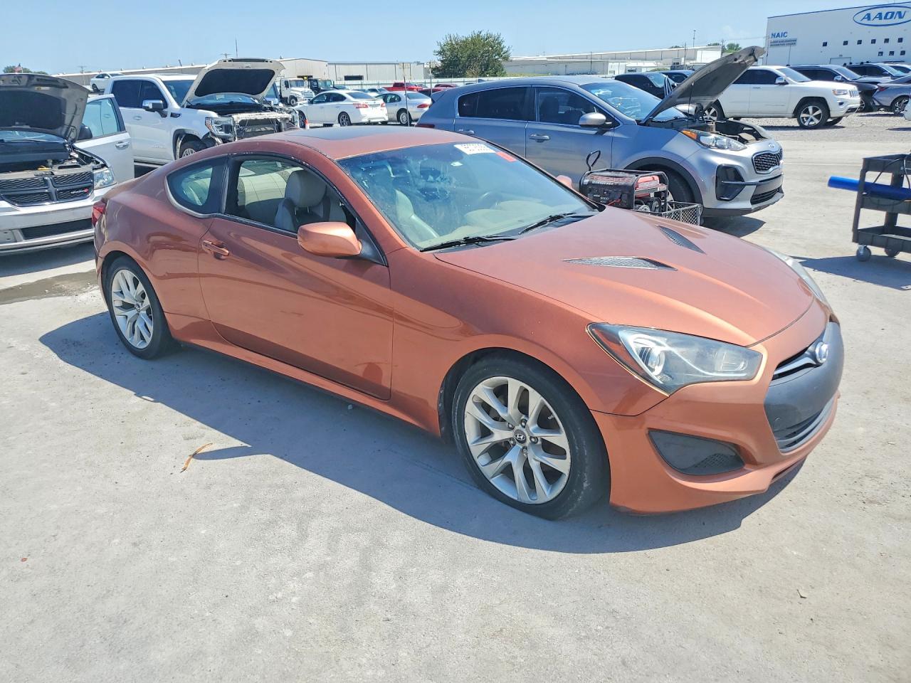 2013 Hyundai Genesis Coupe 2.0t Premium Orange vin: KMHHT6KD9DU095200