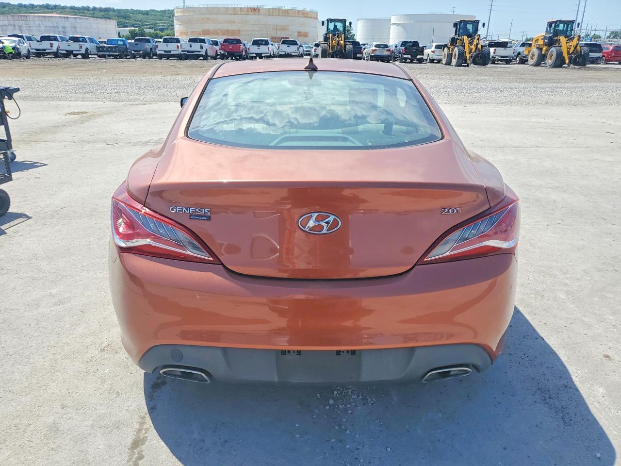 2013 Hyundai Genesis Coupe 2.0t Premium Orange vin: KMHHT6KD9DU095200