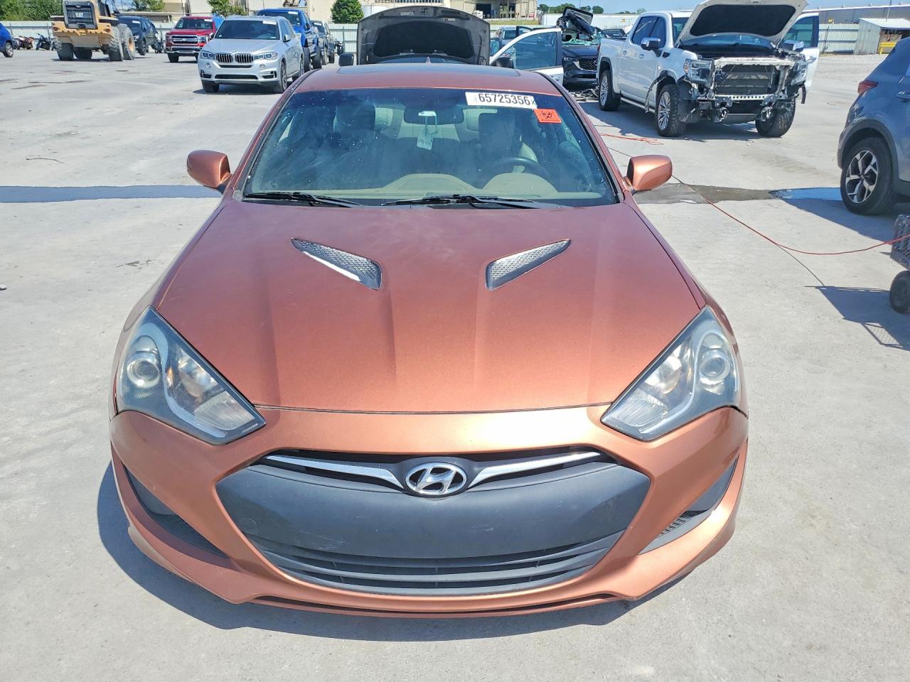 2013 Hyundai Genesis Coupe 2.0t Premium Orange vin: KMHHT6KD9DU095200
