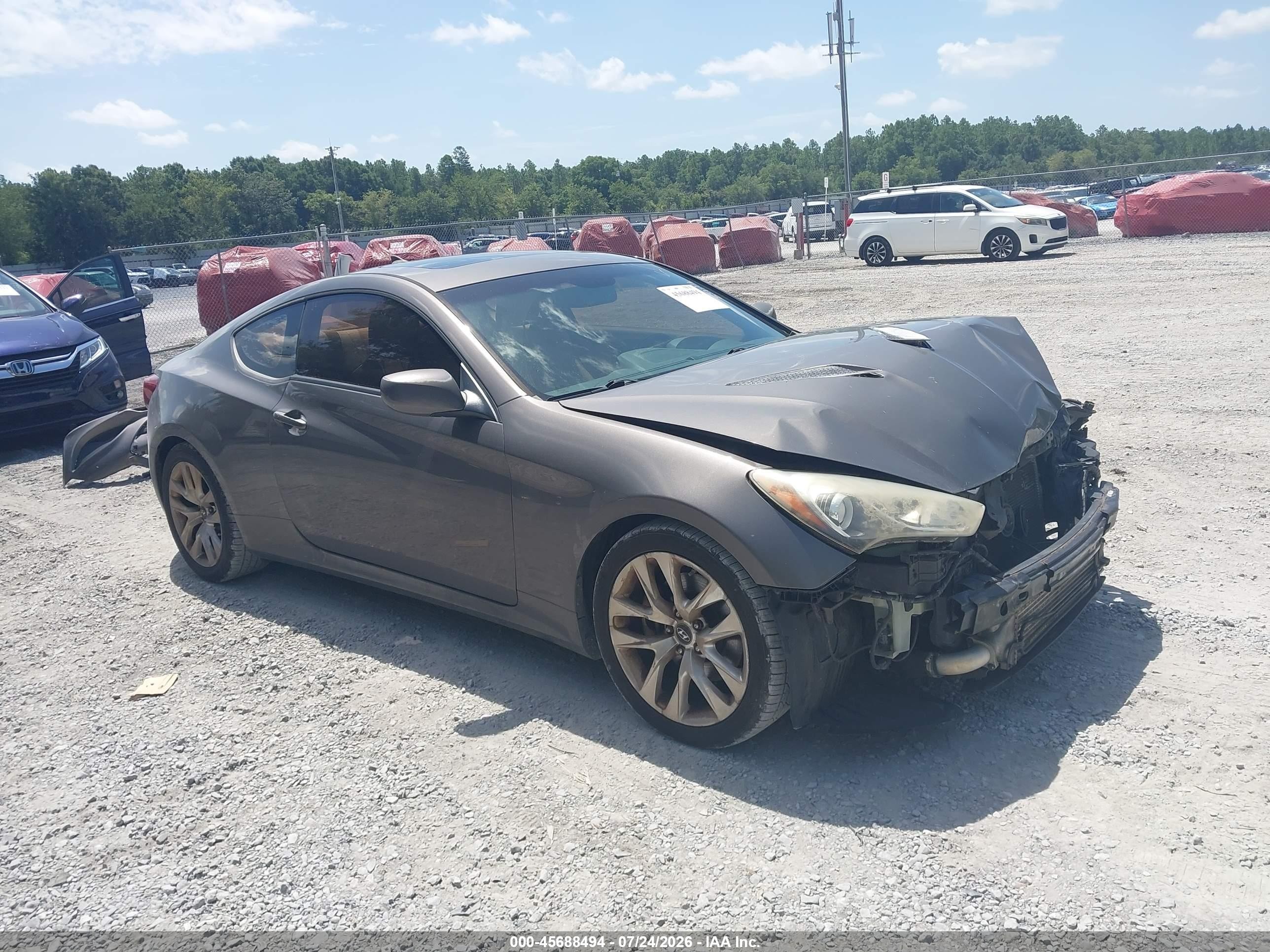2013 Hyundai Genesis 2.0t Premium Gray vin: KMHHT6KD9DU098047
