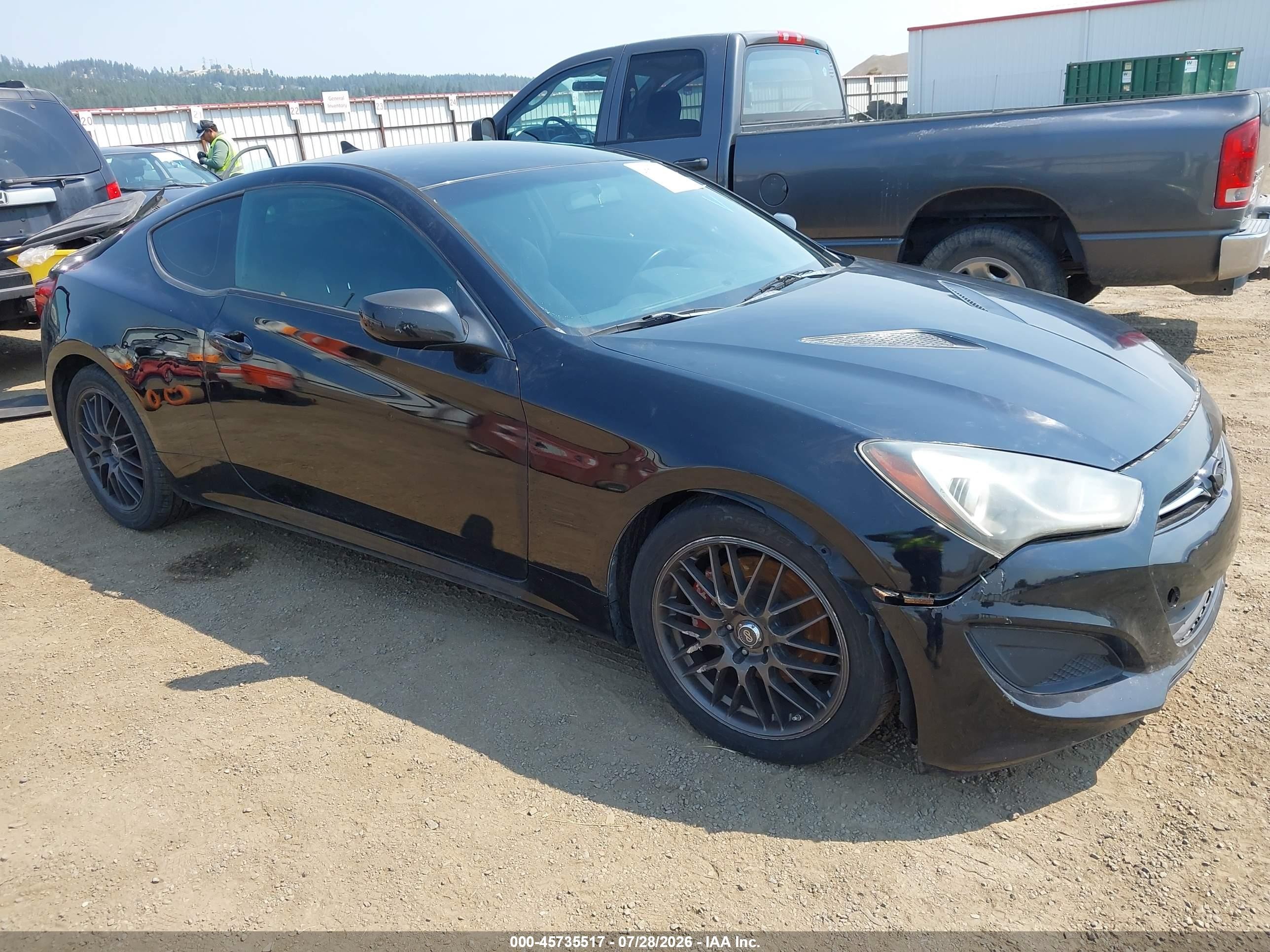 2013 Hyundai Genesis 2.0t Black vin: KMHHT6KD9DU100329