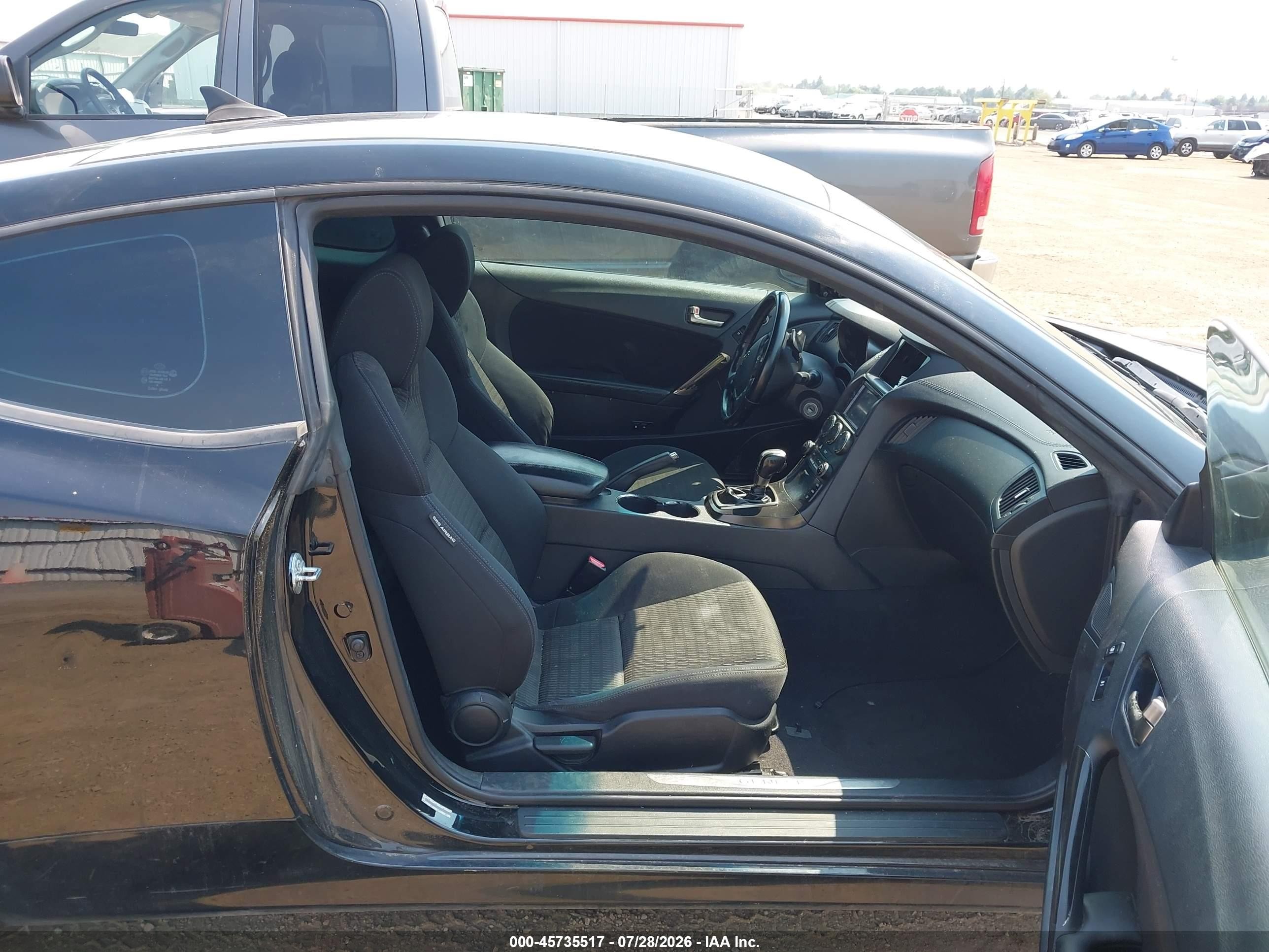 2013 Hyundai Genesis 2.0t Black vin: KMHHT6KD9DU100329