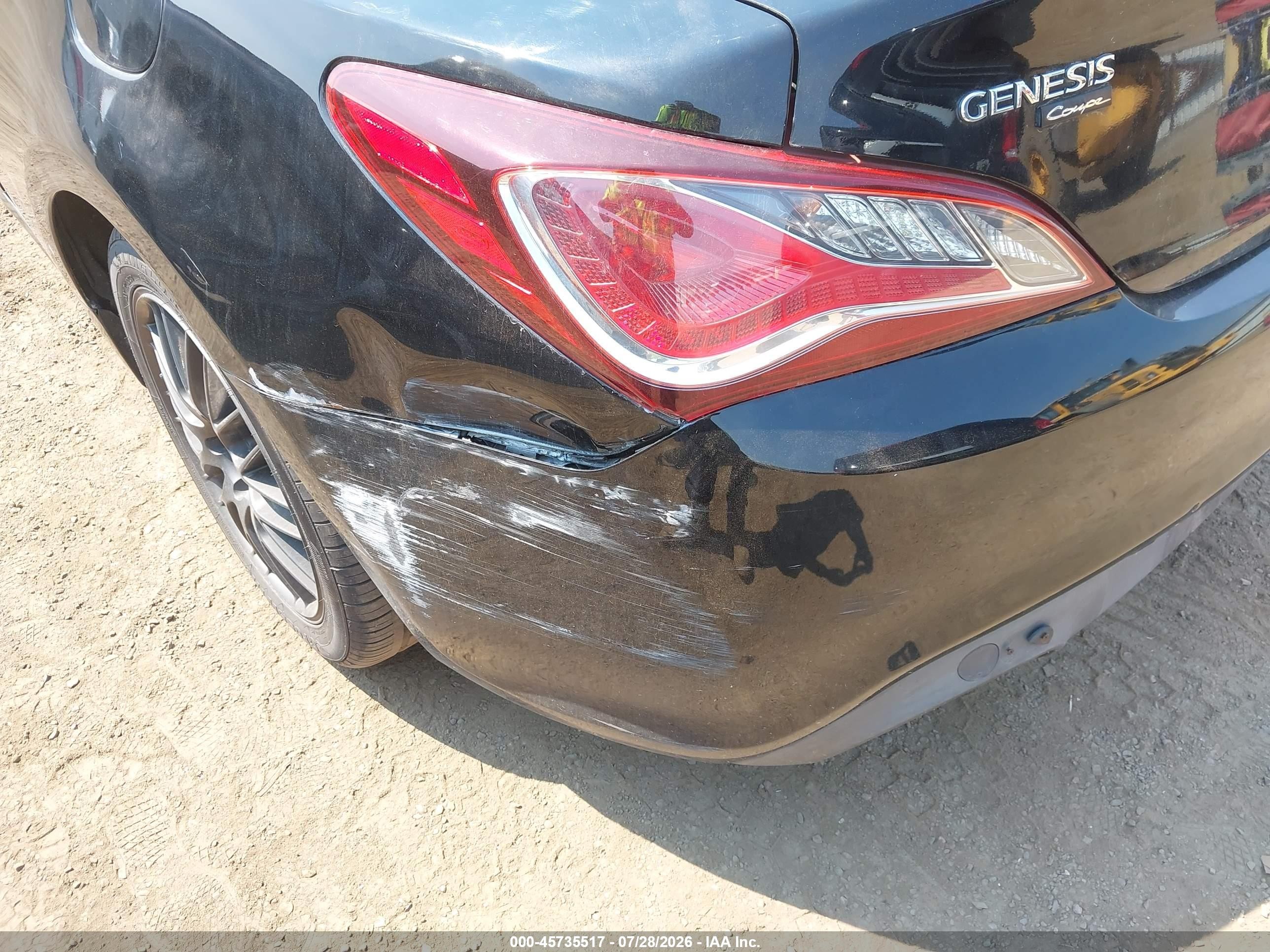 2013 Hyundai Genesis 2.0t Black vin: KMHHT6KD9DU100329