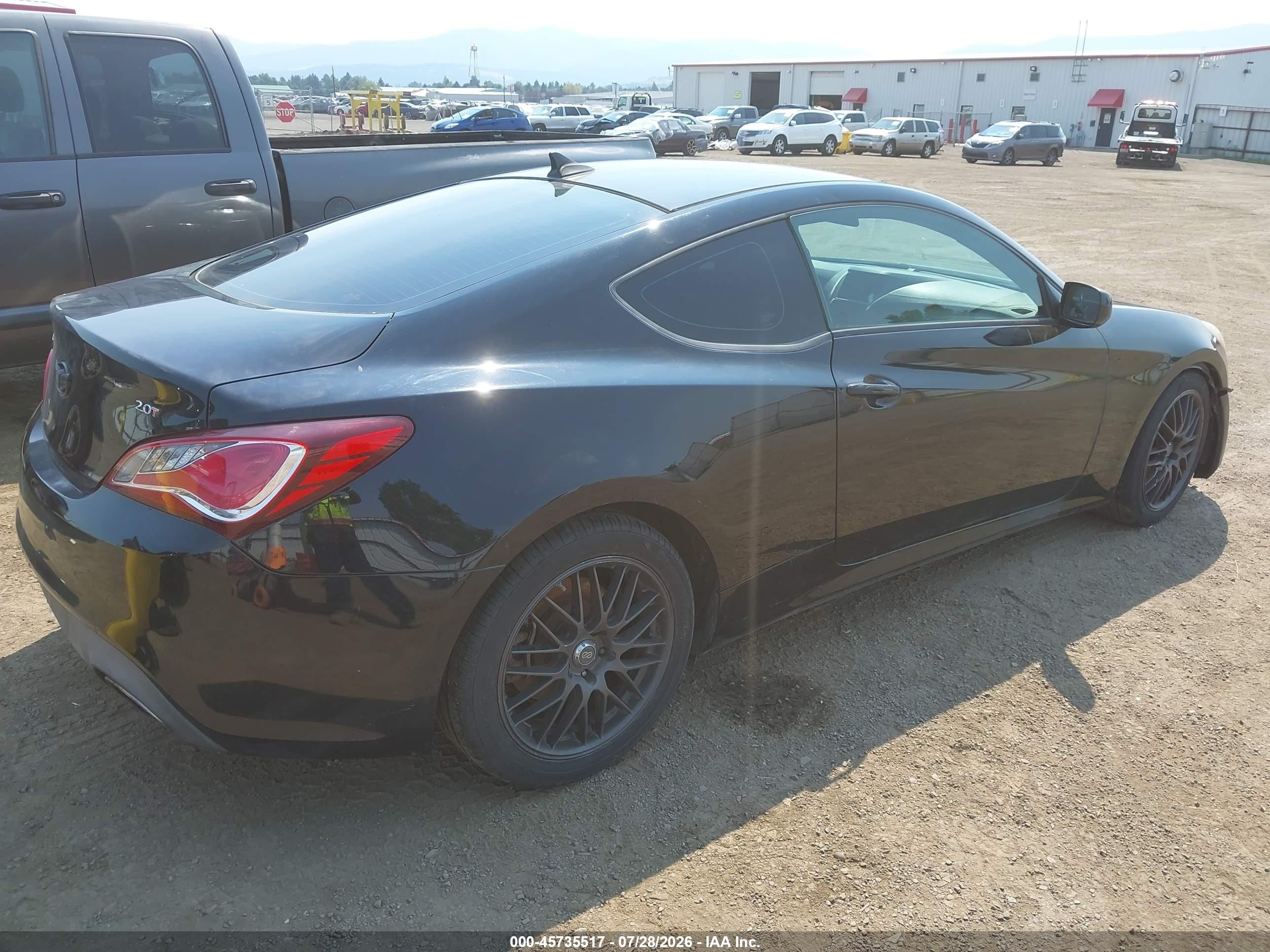 2013 Hyundai Genesis 2.0t Black vin: KMHHT6KD9DU100329