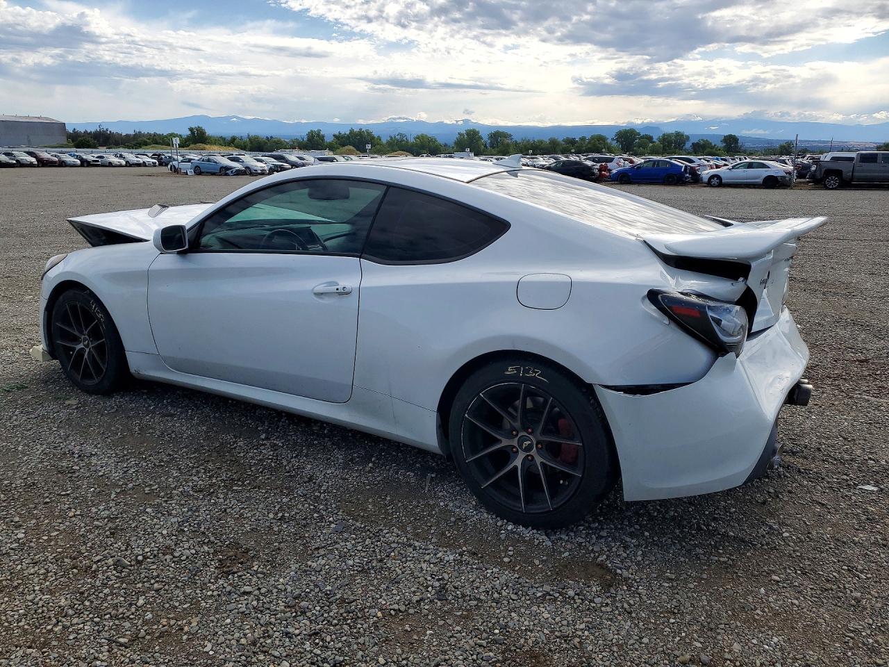 2013 Hyundai Genesis Coupe 2.0t White vin: KMHHT6KD9DU107975