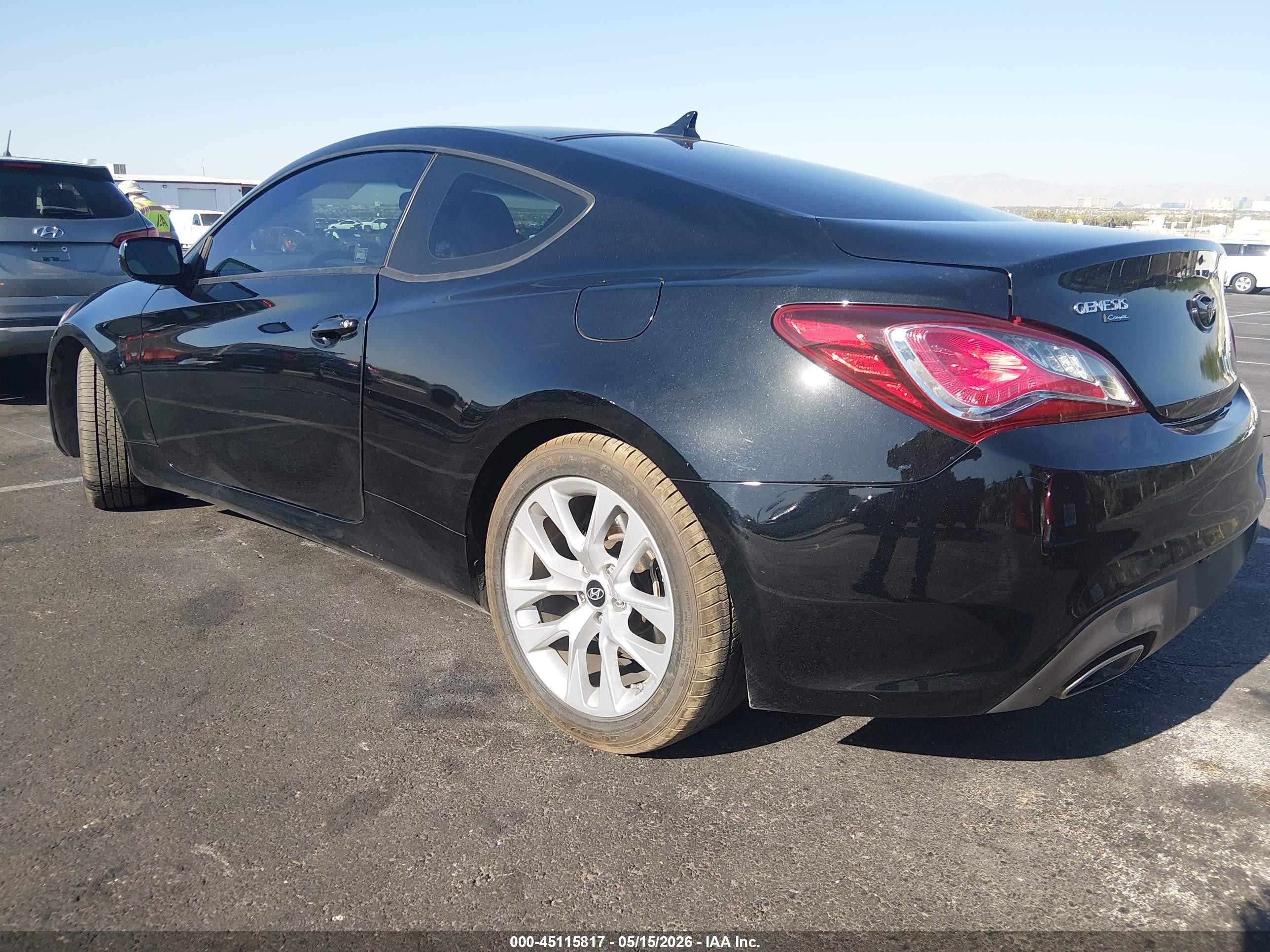 2013 Hyundai Genesis 2.0t Black vin: KMHHT6KD9DU109127