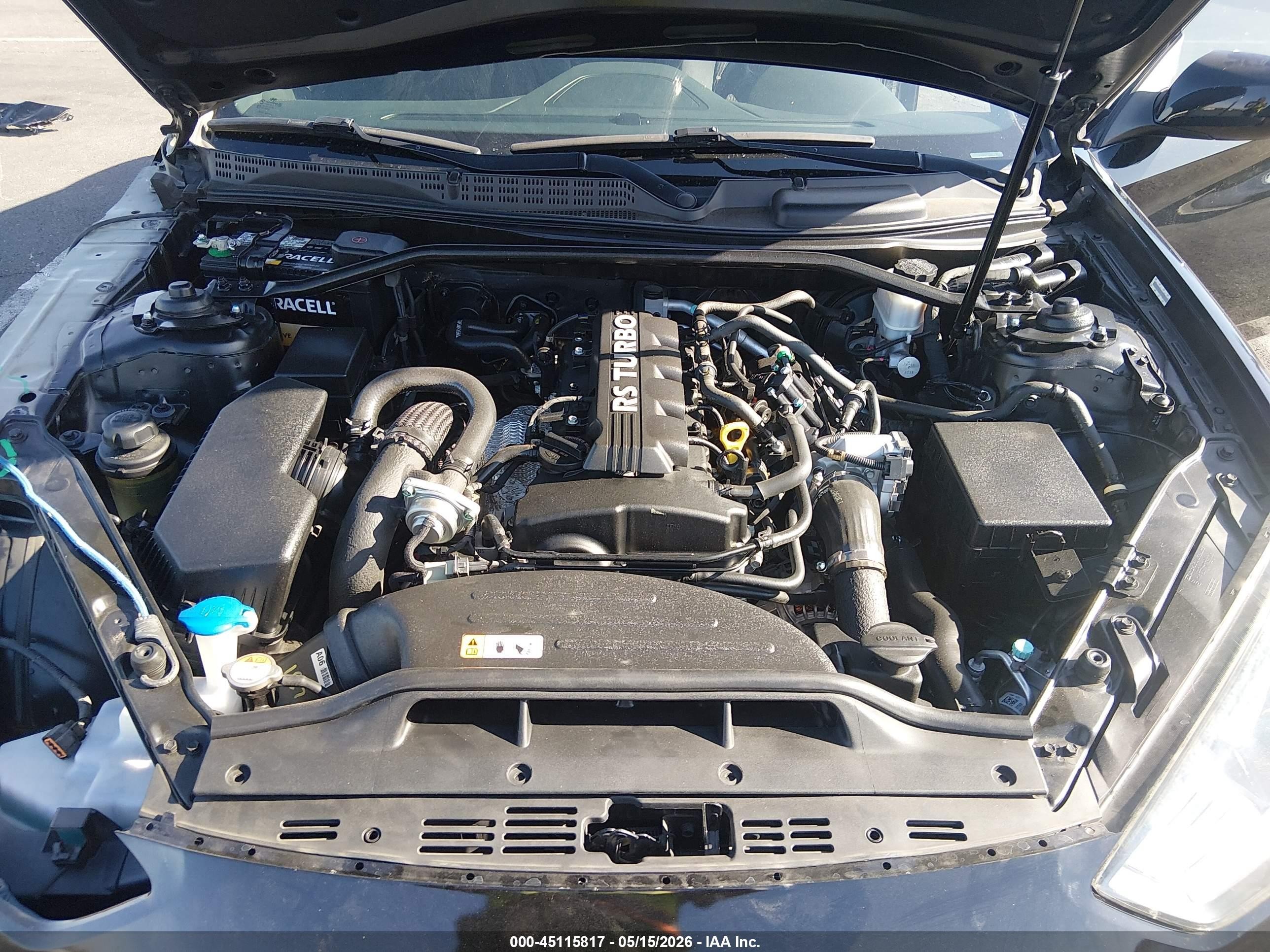 2013 Hyundai Genesis 2.0t Black vin: KMHHT6KD9DU109127