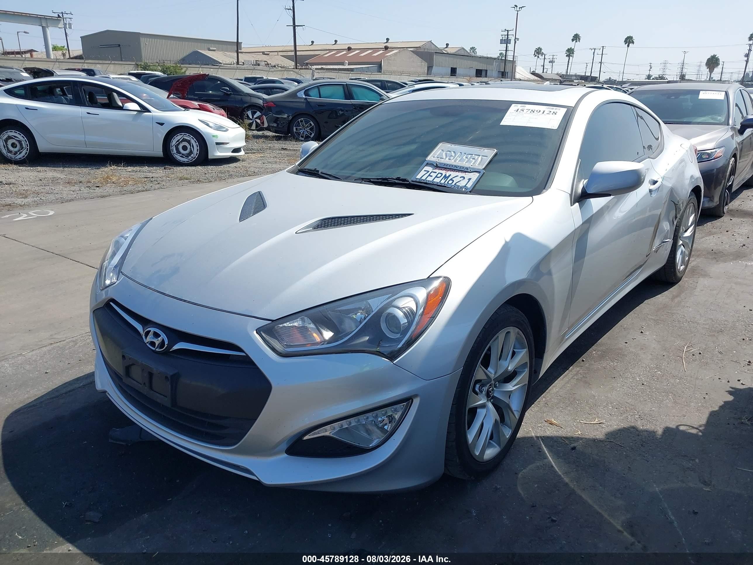 2014 Hyundai Genesis 2.0t Premium Silver vin: KMHHT6KD9EU115656