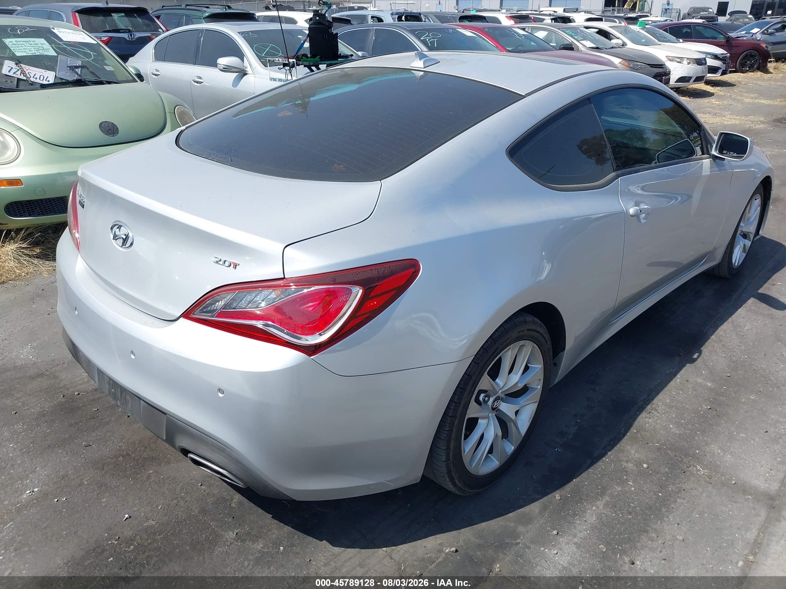 2014 Hyundai Genesis 2.0t Premium Silver vin: KMHHT6KD9EU115656