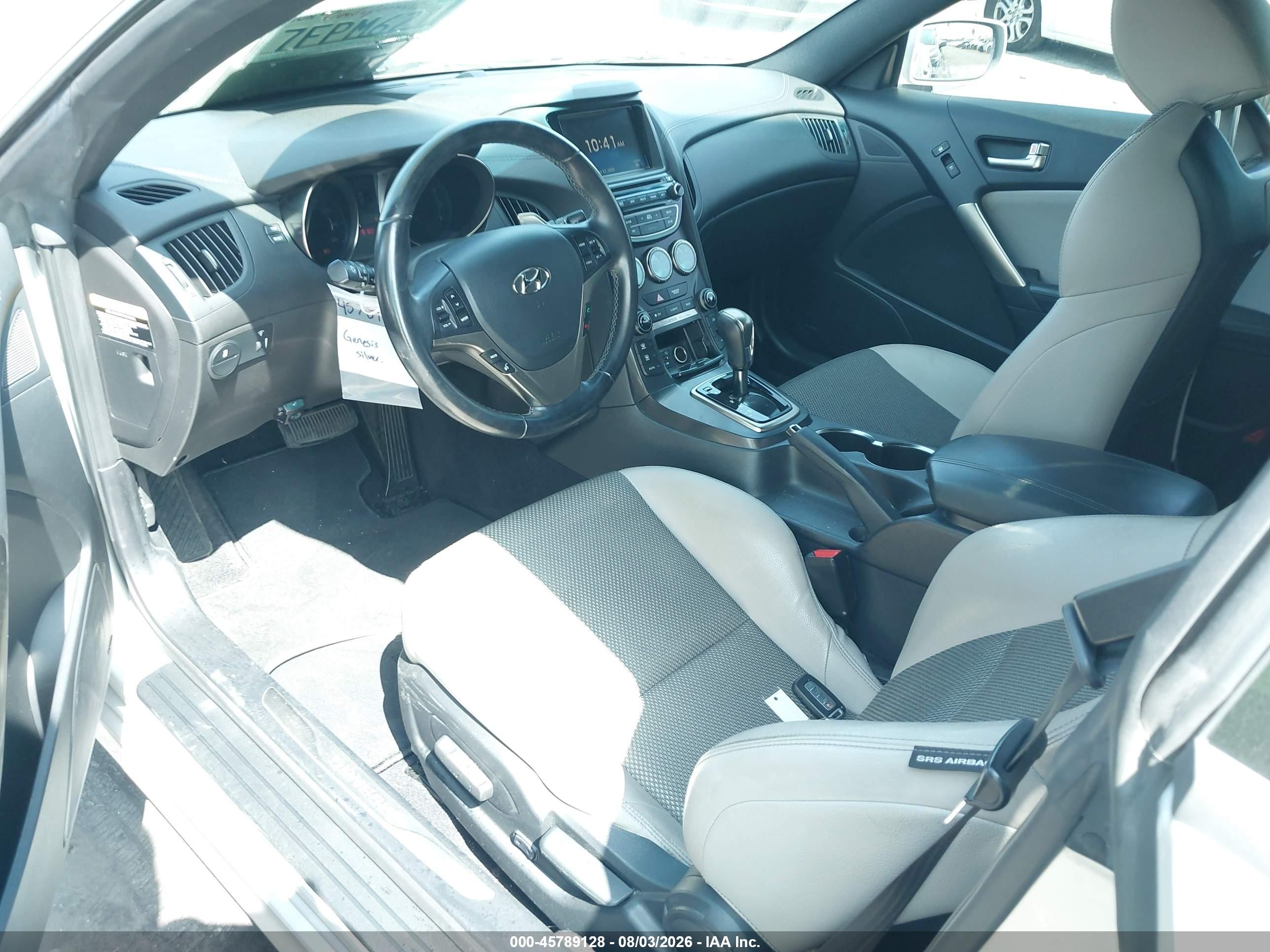 2014 Hyundai Genesis 2.0t Premium Silver vin: KMHHT6KD9EU115656