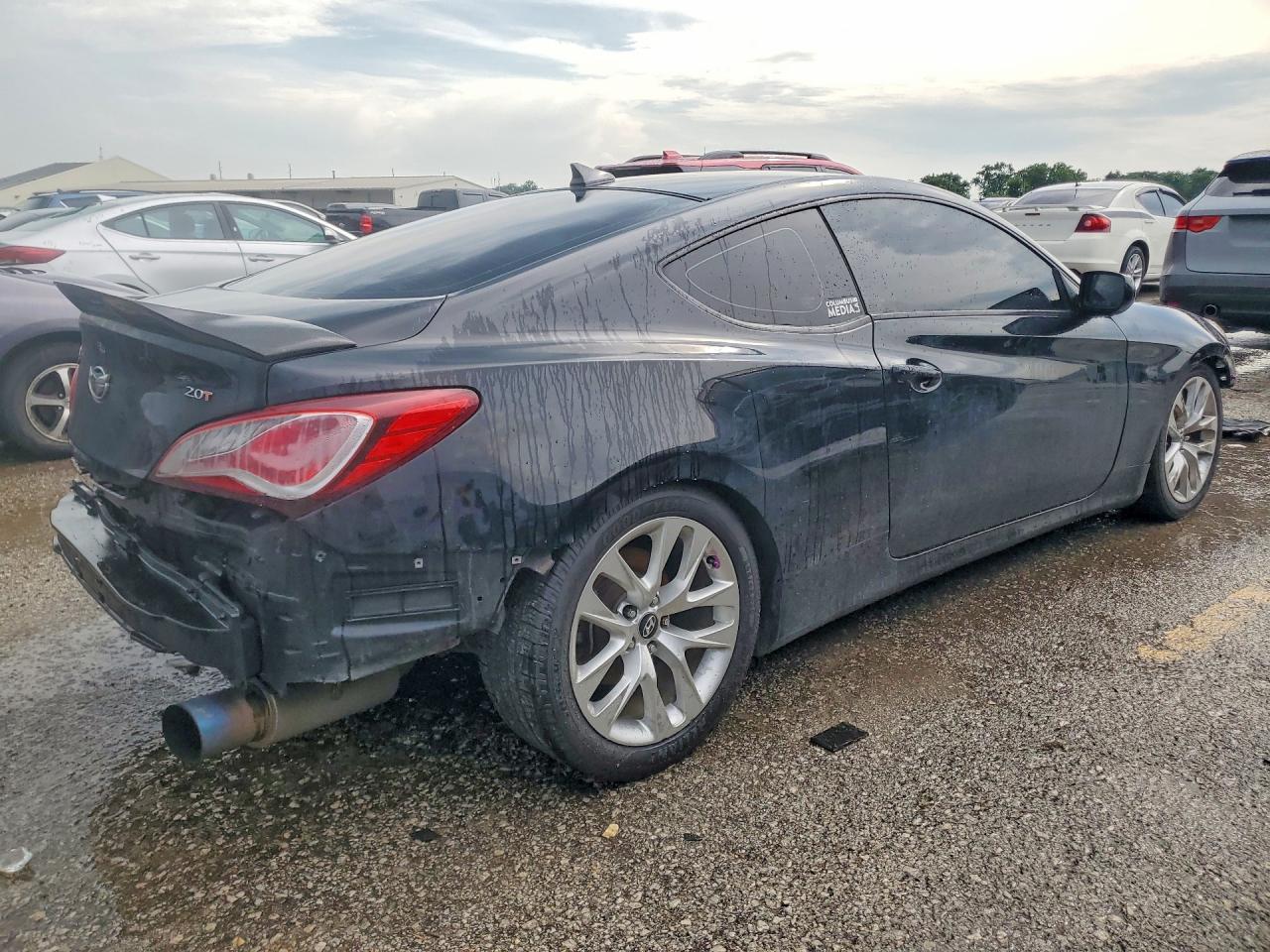 2014 Hyundai Genesis Coupe 2.0t Black vin: KMHHT6KD9EU120582
