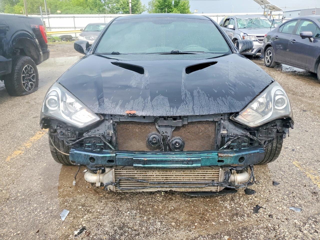 2014 Hyundai Genesis Coupe 2.0t Black vin: KMHHT6KD9EU120582