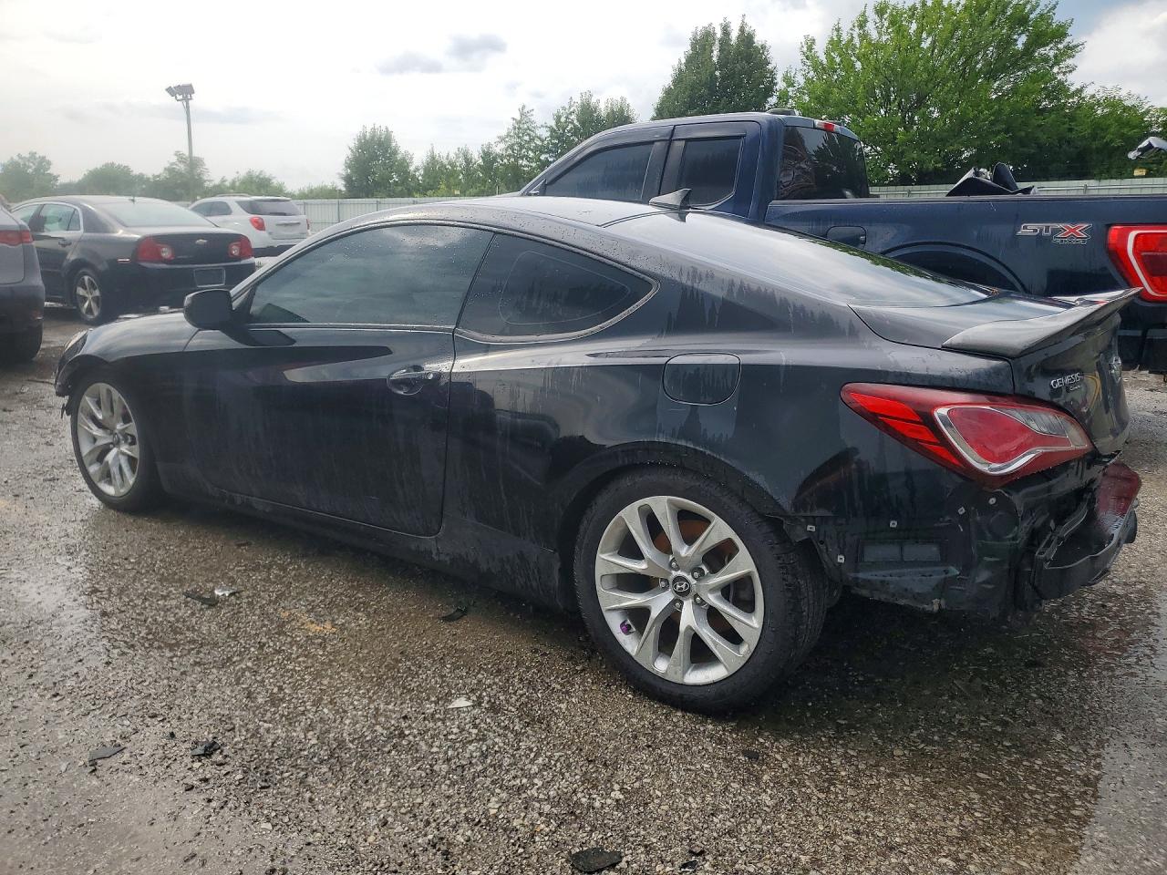 2014 Hyundai Genesis Coupe 2.0t Black vin: KMHHT6KD9EU120582