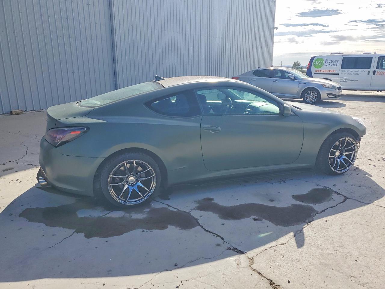 2010 Hyundai Genesis Coupe 2.0t Green vin: KMHHT6KDXAU030500