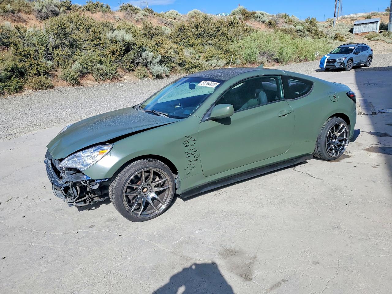 2010 Hyundai Genesis Coupe 2.0t Green vin: KMHHT6KDXAU030500