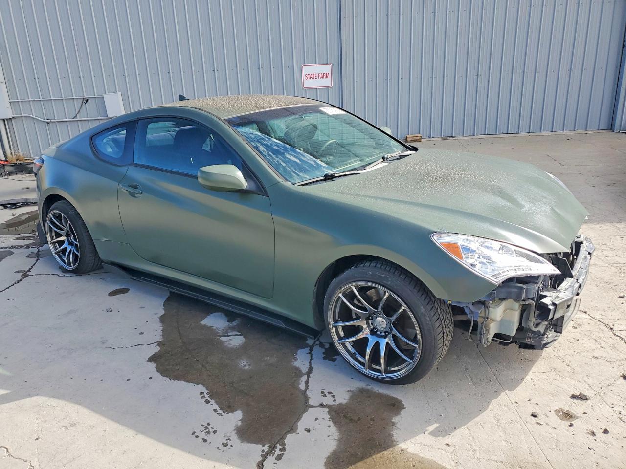 2010 Hyundai Genesis Coupe 2.0t Green vin: KMHHT6KDXAU030500