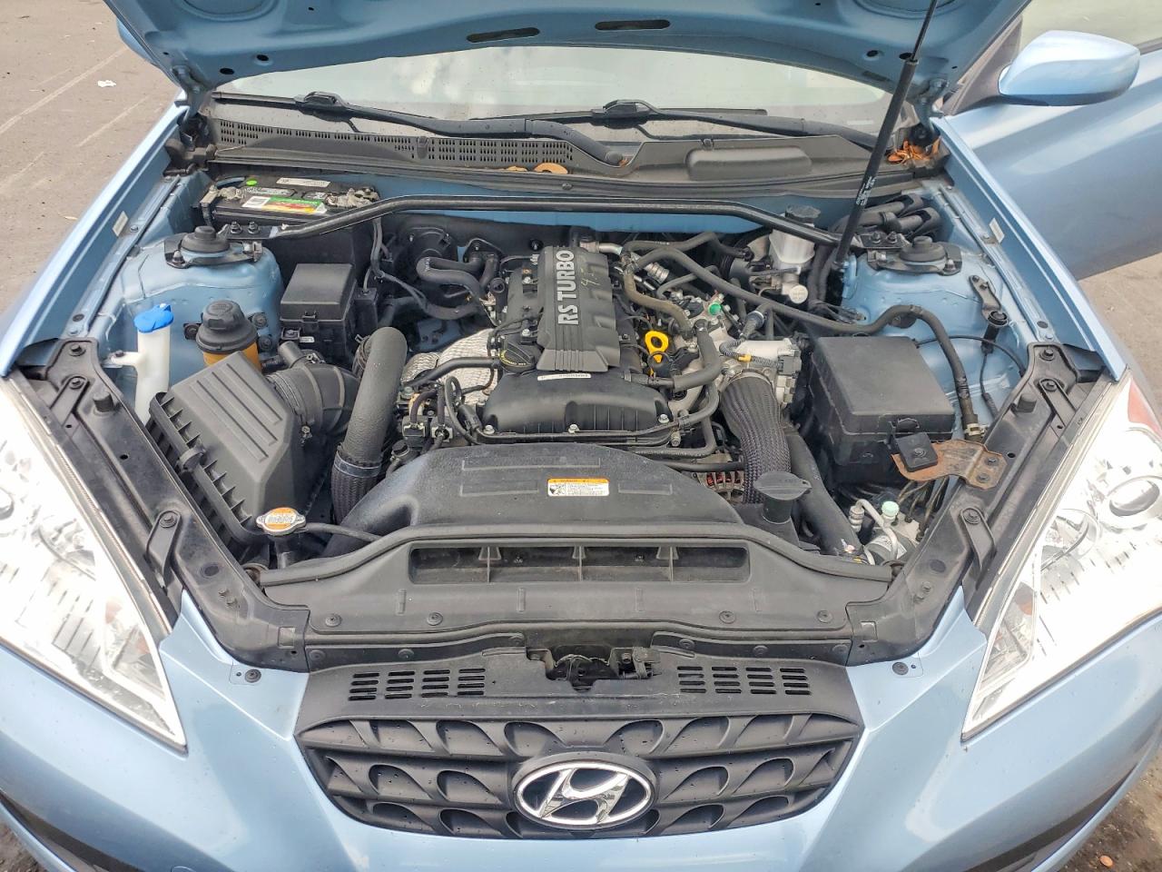 2011 Hyundai Genesis Coupe 2.0t Blue vin: KMHHT6KDXBU049016