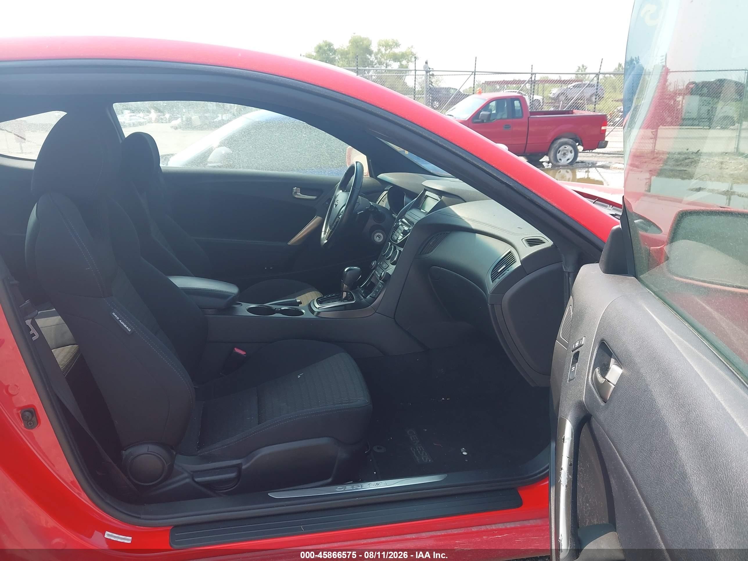 2013 Hyundai Genesis 2.0t Red vin: KMHHT6KDXDU088451