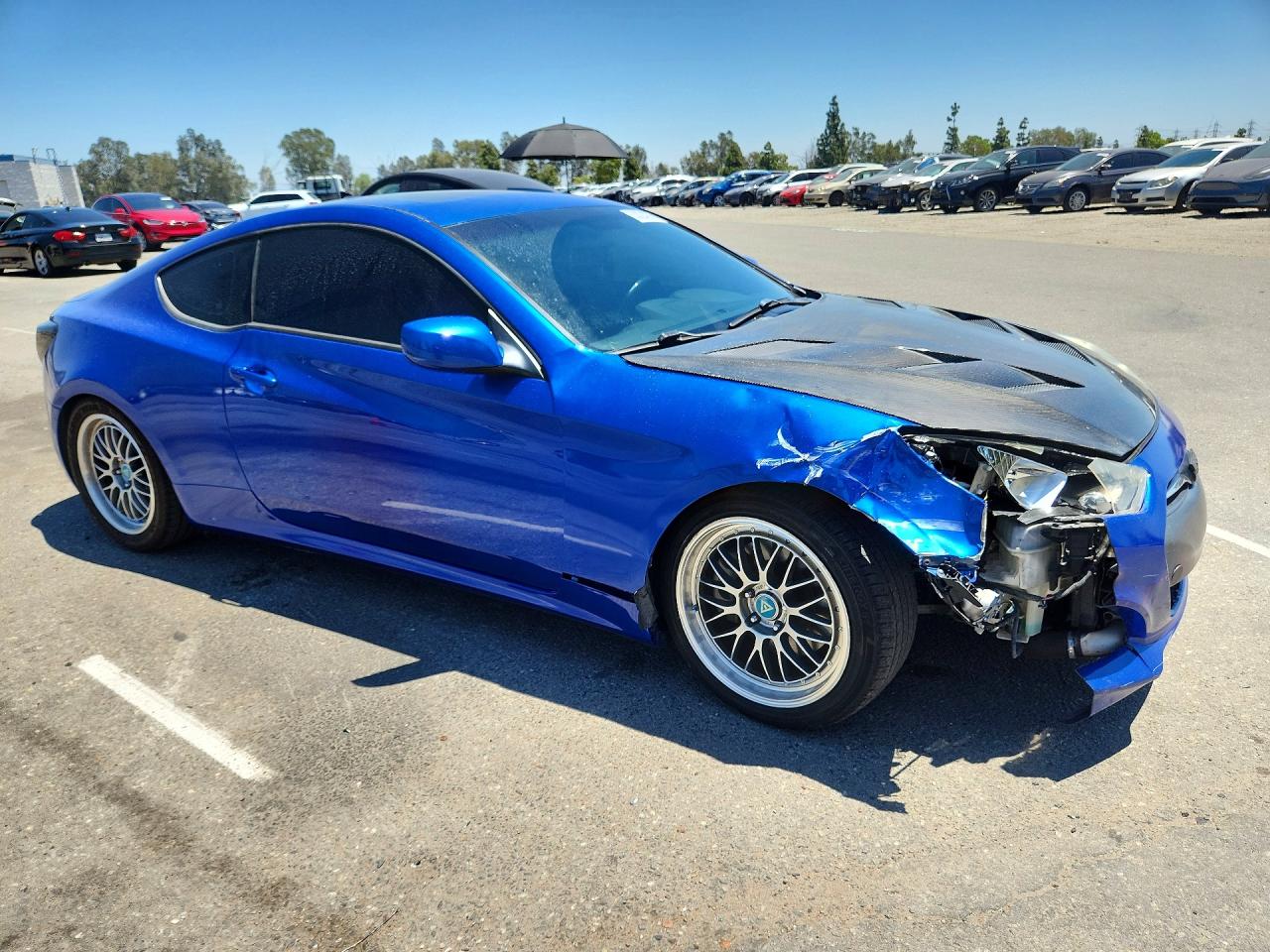 2013 Hyundai Genesis Coupe 2.0t Premium Blue vin: KMHHT6KDXDU107015
