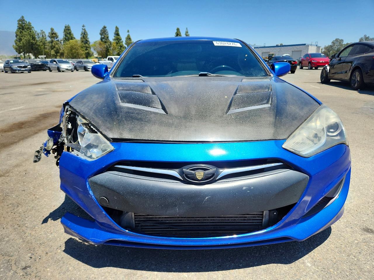 2013 Hyundai Genesis Coupe 2.0t Premium Blue vin: KMHHT6KDXDU107015