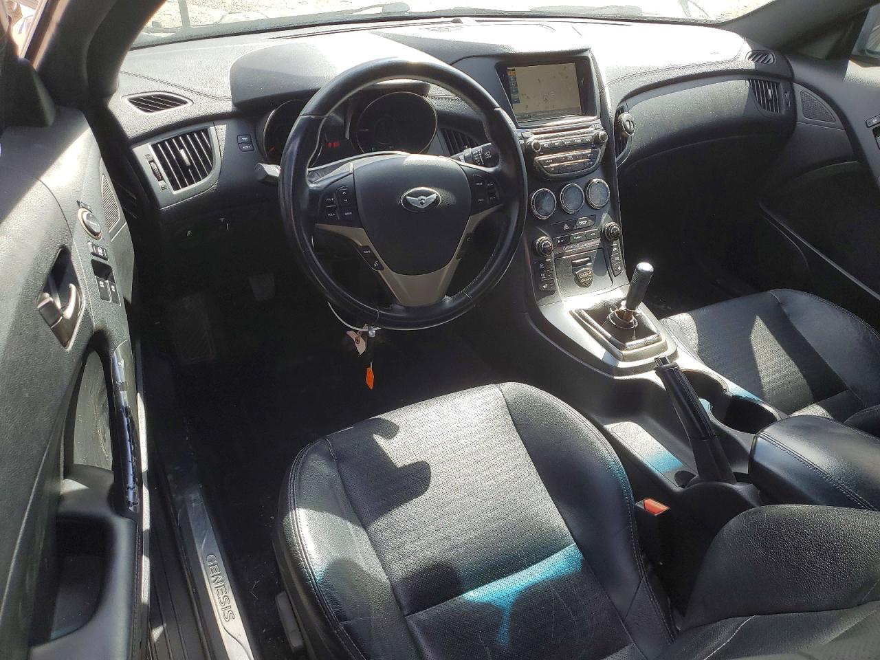 2015 Hyundai Genesis Coupe 3.8l Серый vin: KMHHT6KJ0FU127167