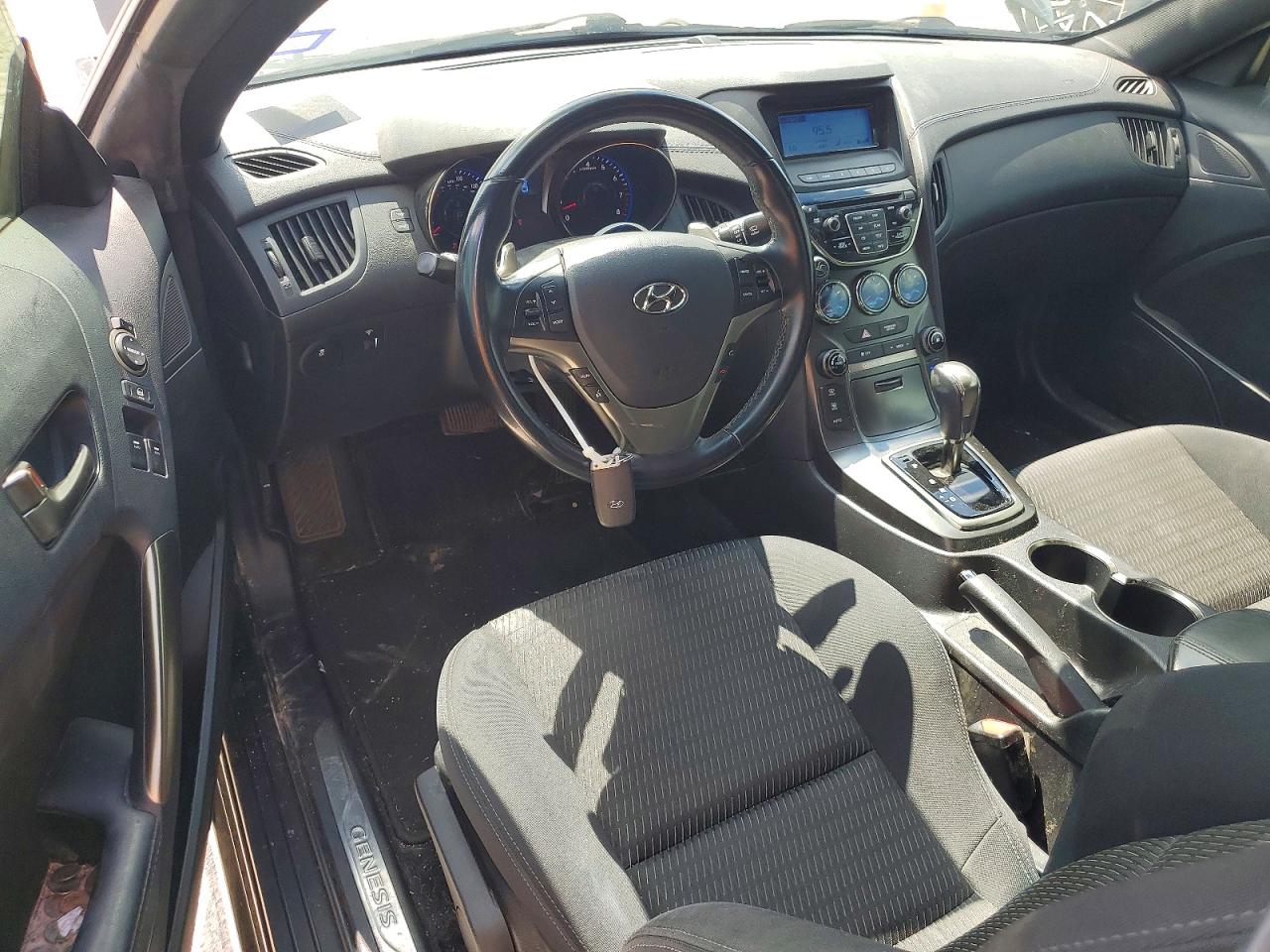 2015 Hyundai Genesis Coupe 3.8l Black vin: KMHHT6KJ1FU127923