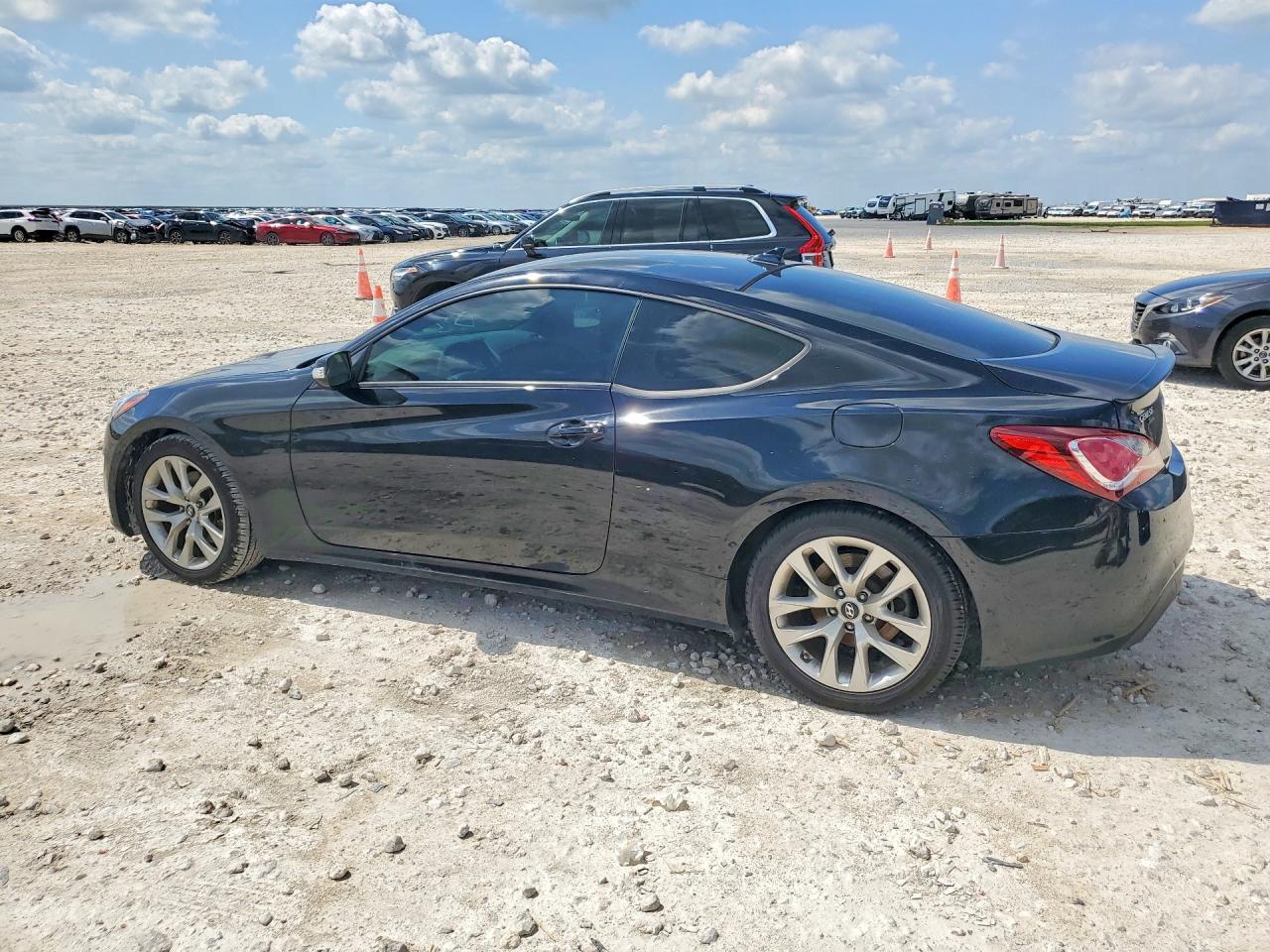 2015 Hyundai Genesis Coupe 3.8l Black vin: KMHHT6KJ1FU127923