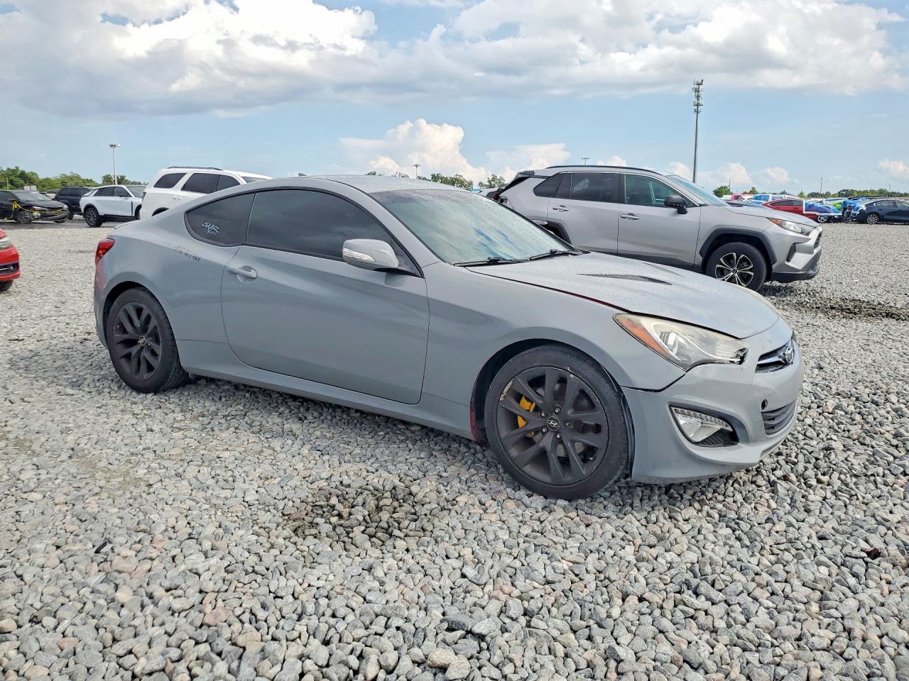 2015 Hyundai Genesis Coupe 3.8l Gray vin: KMHHT6KJ2FU131060