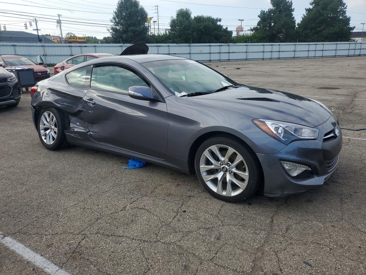 2015 Hyundai Genesis Coupe 3.8l Gray vin: KMHHT6KJ5FU129934